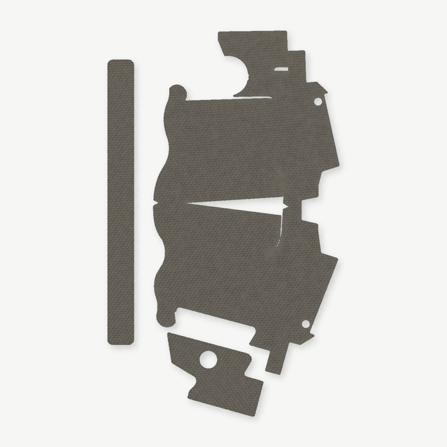 Light Wrap Kit for Streamlight TLR-7 HL-X SUB - die-cut Cordura 1000D kit pieces in Ranger Green - Combat Textiles