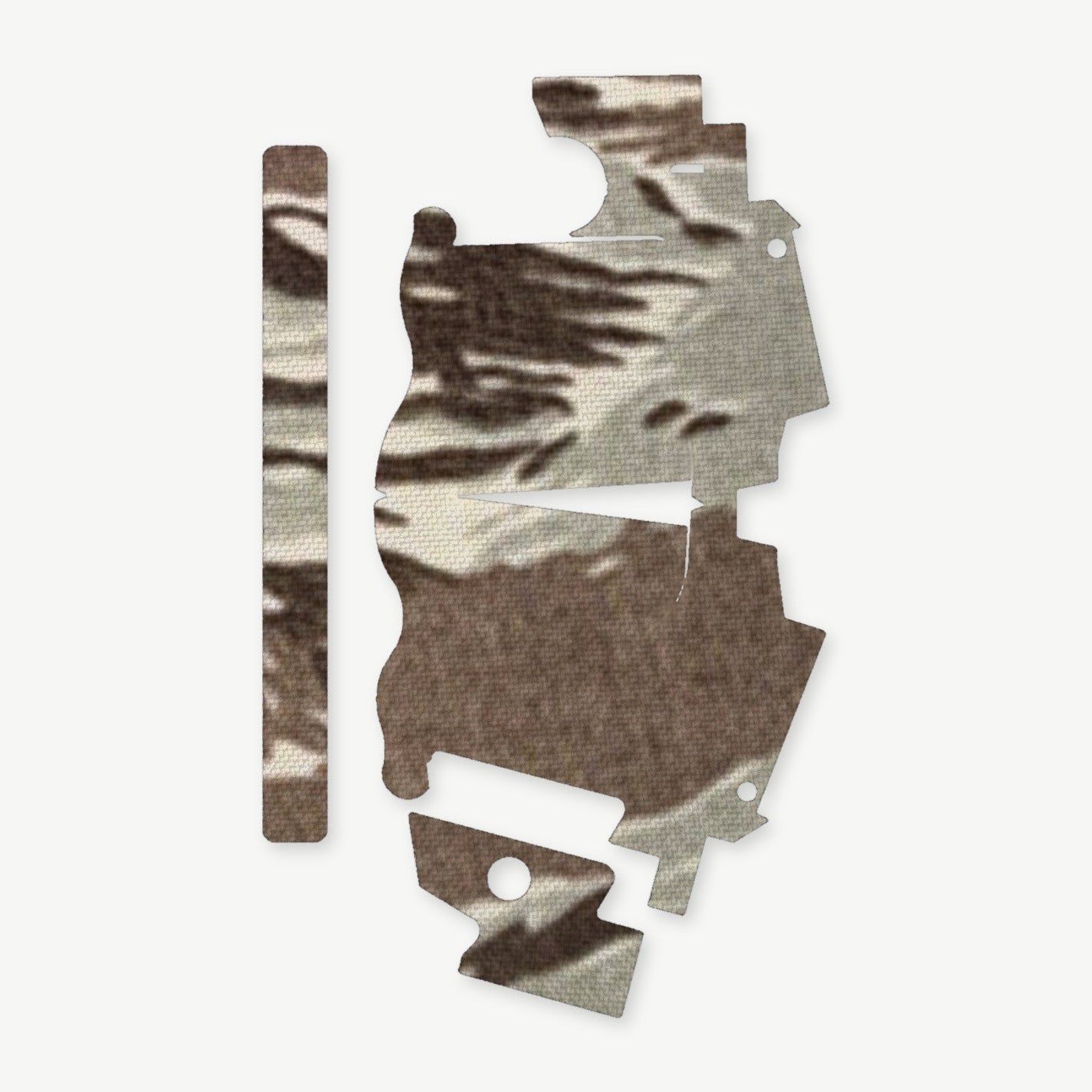 Light Wrap Kit for Streamlight TLR-7 HL-X SUB - die-cut Cordura 1000D kit pieces in Tiger Stripe (ABU) - Combat Textiles