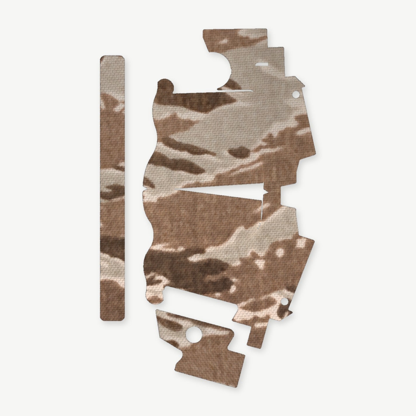 Light Wrap Kit for Streamlight TLR-7 HL-X SUB - die-cut Cordura 1000D kit pieces in Tiger Stripe (Desert) - Combat Textiles