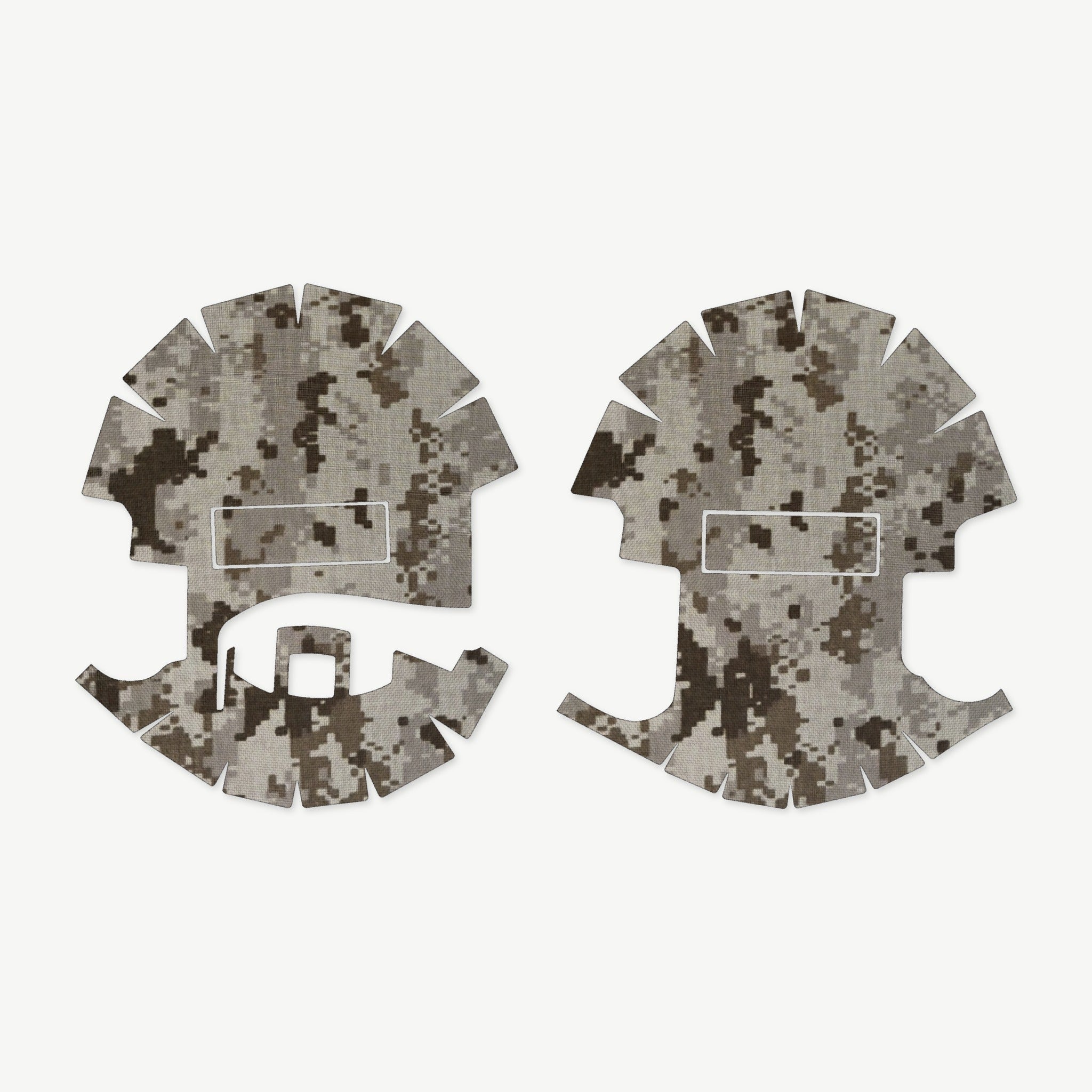 Ear Pro Wrap Kit for Sordin Supreme PRO-X / ACE Schakal - die-cut Cordura 1000D kit pieces in ACU (Desert) - Combat Textiles
