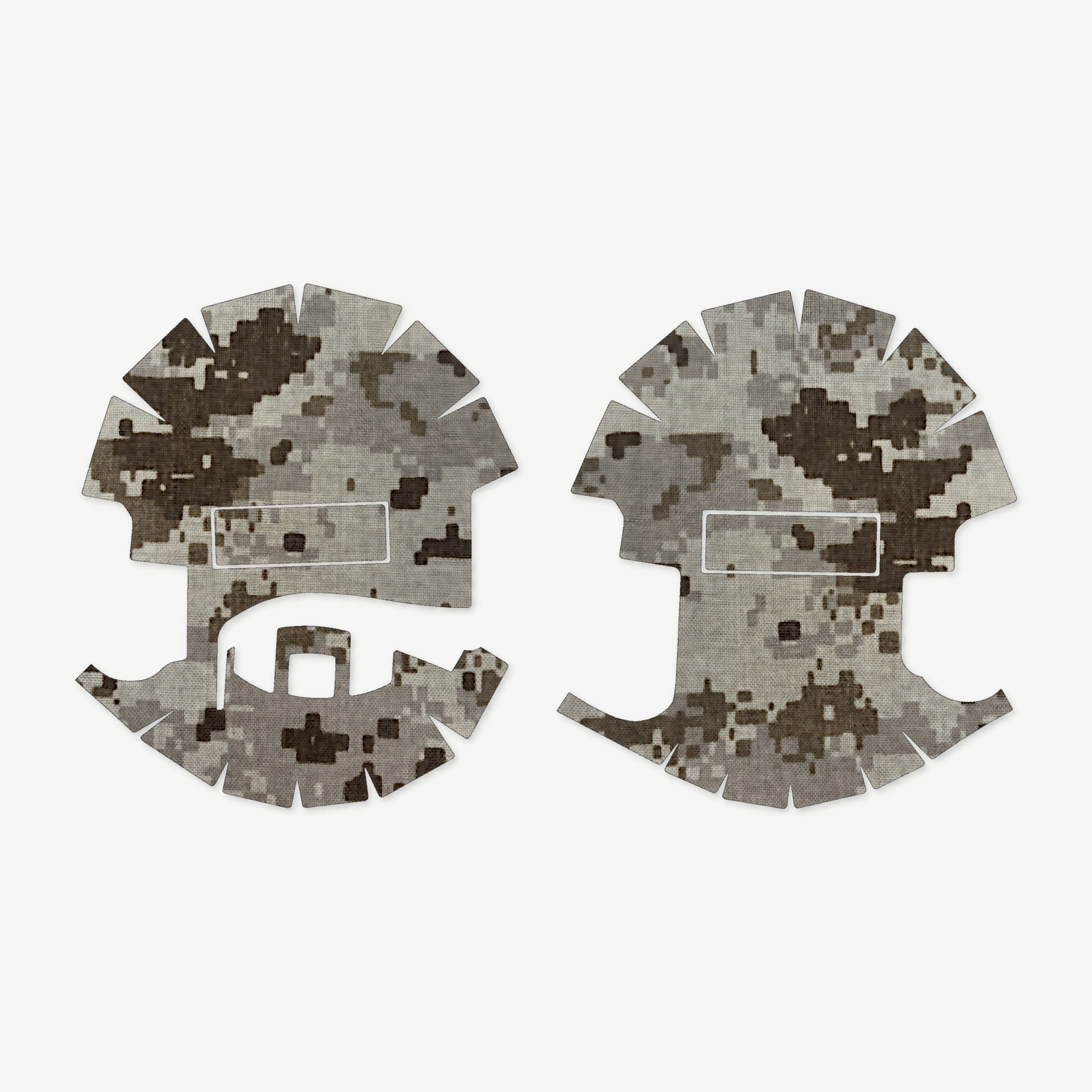 Ear Pro Wrap Kit for Sordin Supreme PRO-X / ACE Schakal - die-cut Cordura 1000D kit pieces in ACU (Desert) - Combat Textiles