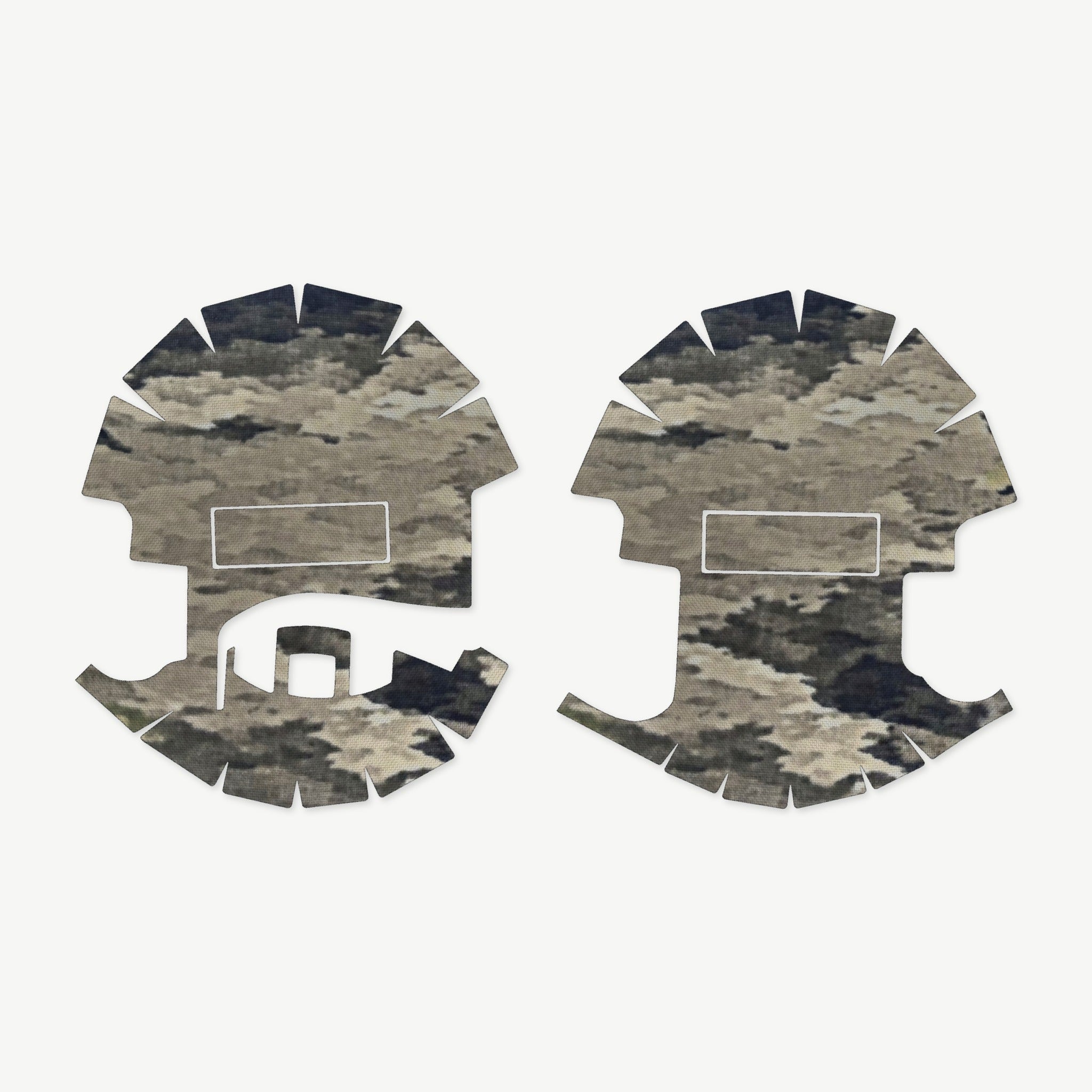 Ear Pro Wrap Kit for Sordin Supreme PRO-X / ACE Schakal - die-cut Cordura 1000D kit pieces in A-TACS iX - Combat Textiles