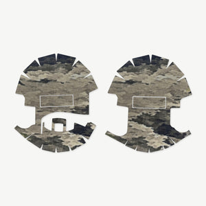 Ear Pro Wrap Kit for Sordin Supreme PRO-X / ACE Schakal - die-cut Cordura 1000D kit pieces in A-TACS iX - Combat Textiles