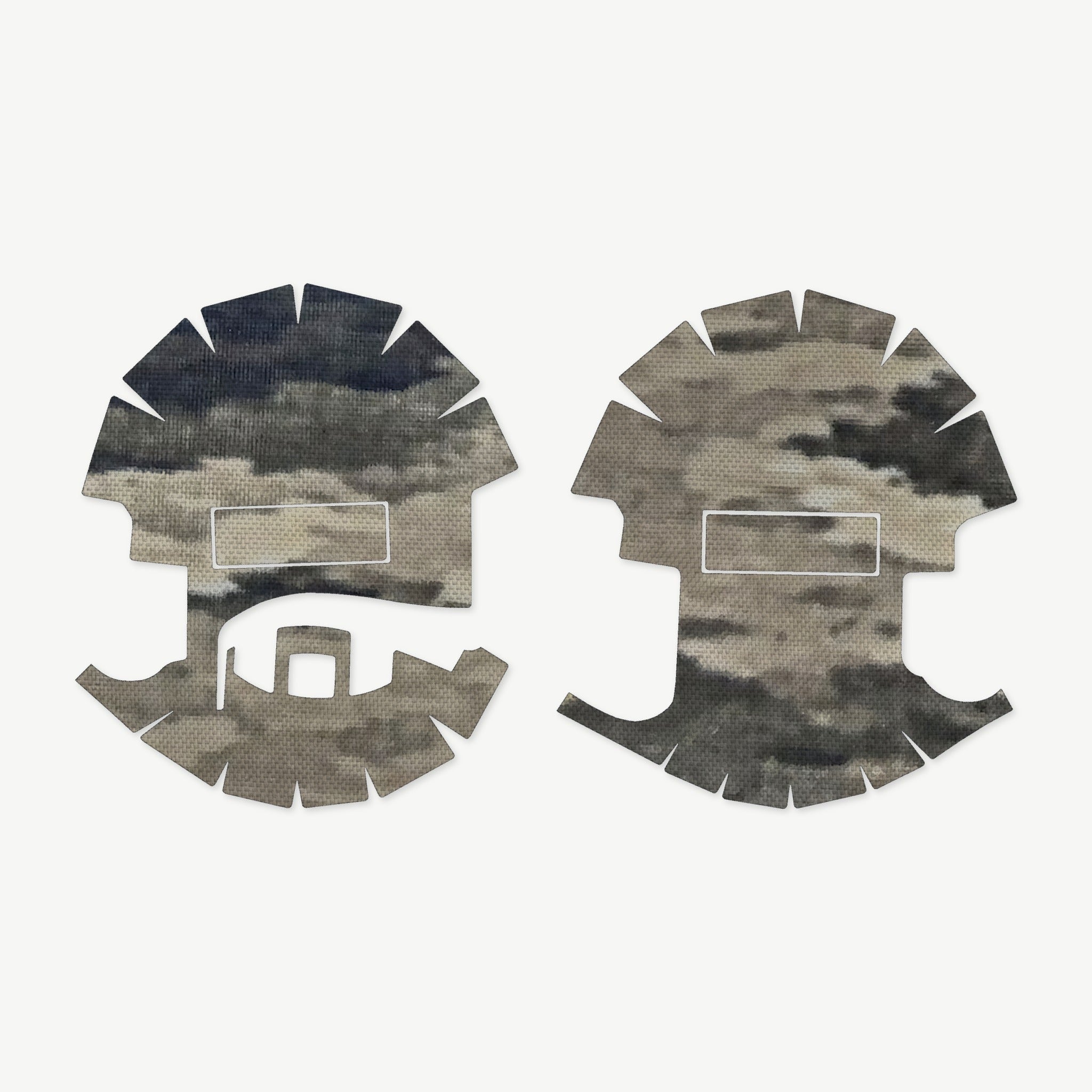 Ear Pro Wrap Kit for Sordin Supreme PRO-X / ACE Schakal - die-cut Cordura 1000D kit pieces in A-TACS iX - Combat Textiles