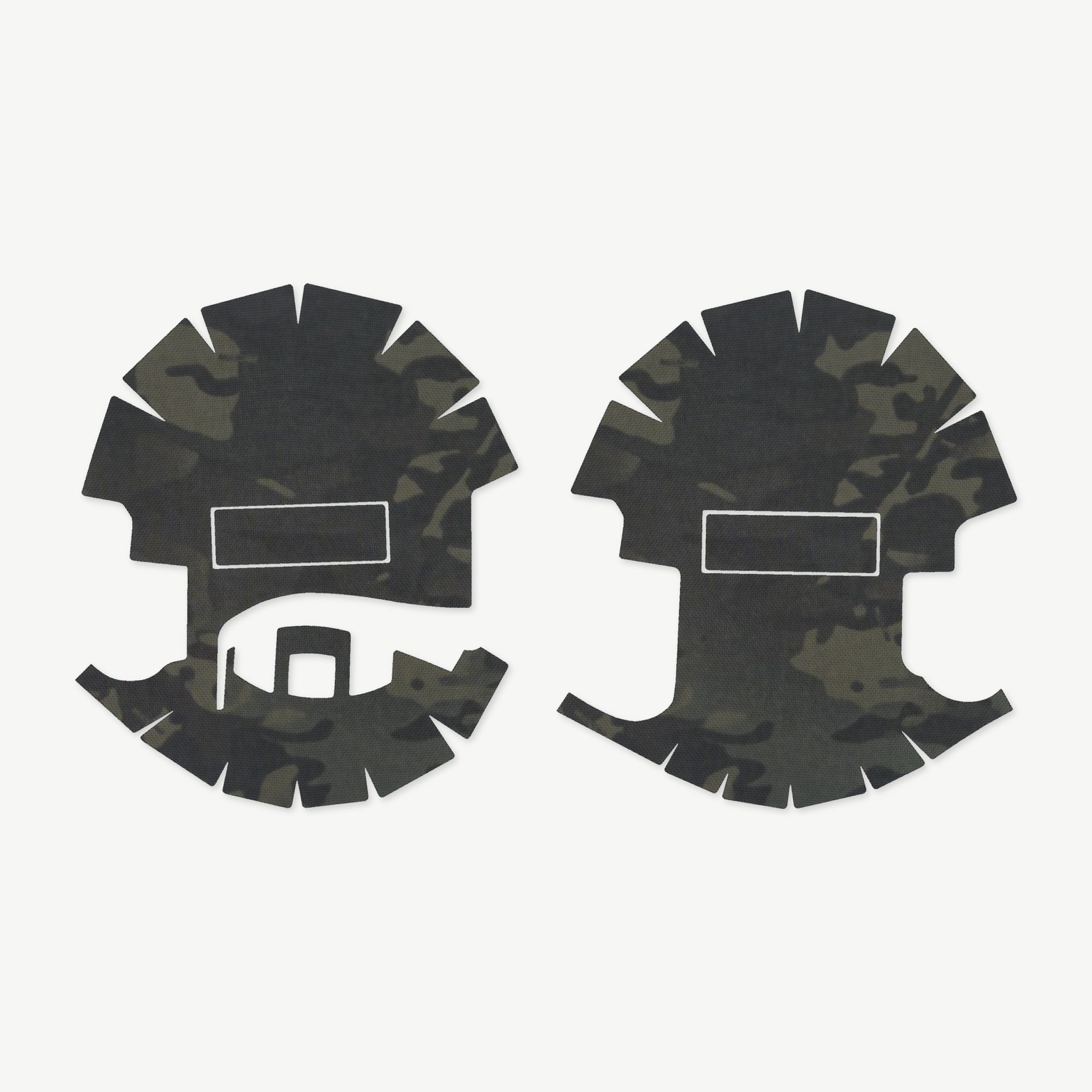Ear Pro Wrap Kit for Sordin Supreme PRO-X / ACE Schakal - die-cut Cordura 1000D kit pieces in MultiCam Black - Combat Textiles