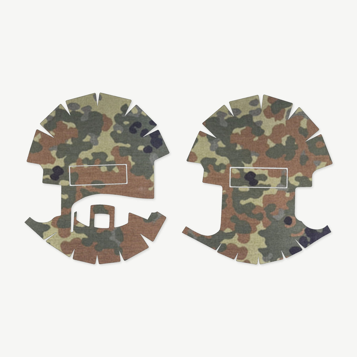 Ear Pro Wrap Kit for Sordin Supreme PRO-X / ACE Schakal - die-cut Cordura 1000D kit pieces in Flecktarn - Combat Textiles