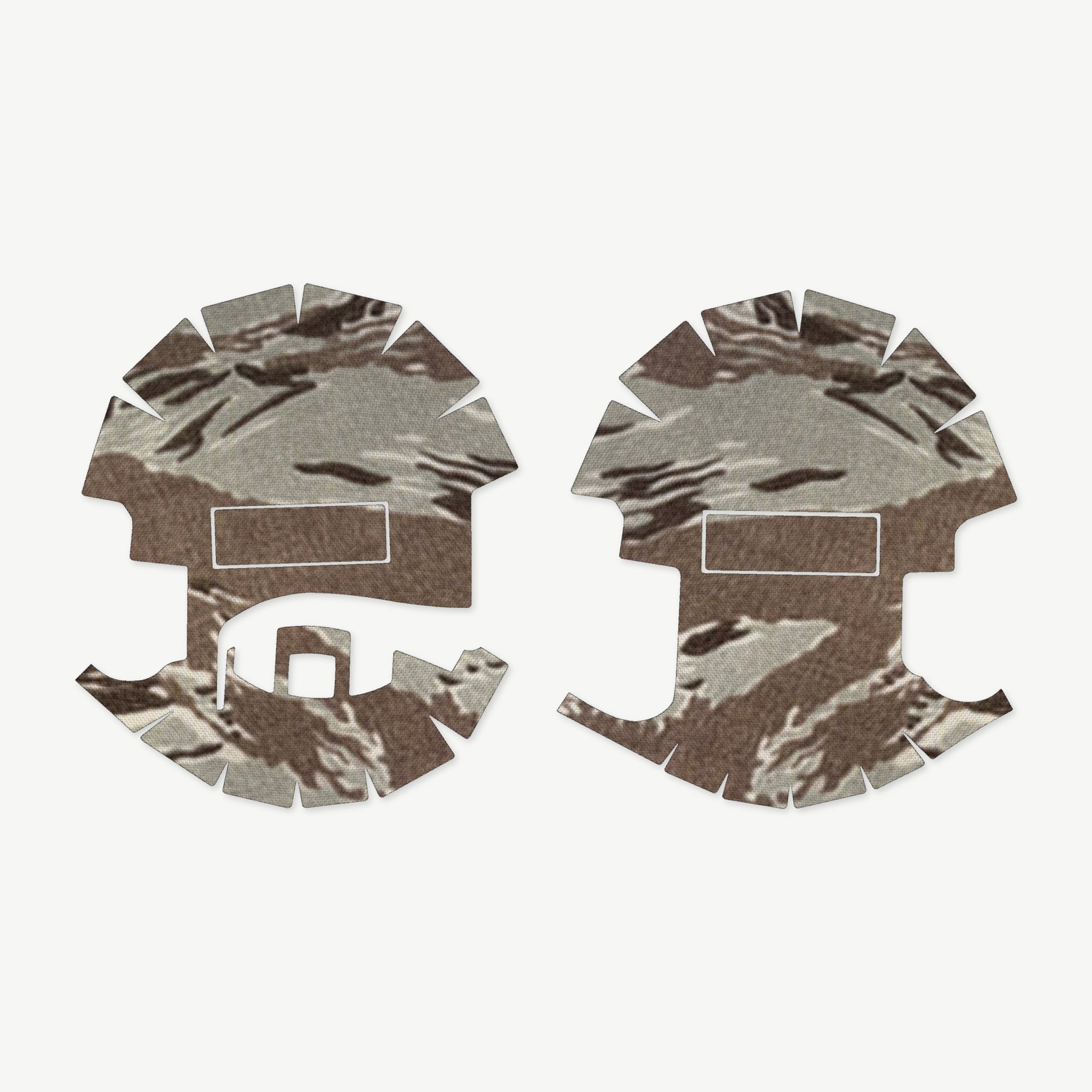 Ear Pro Wrap Kit for Sordin Supreme PRO-X / ACE Schakal - die-cut Cordura 1000D kit pieces in Tiger Stripe (ABU) - Combat Textiles