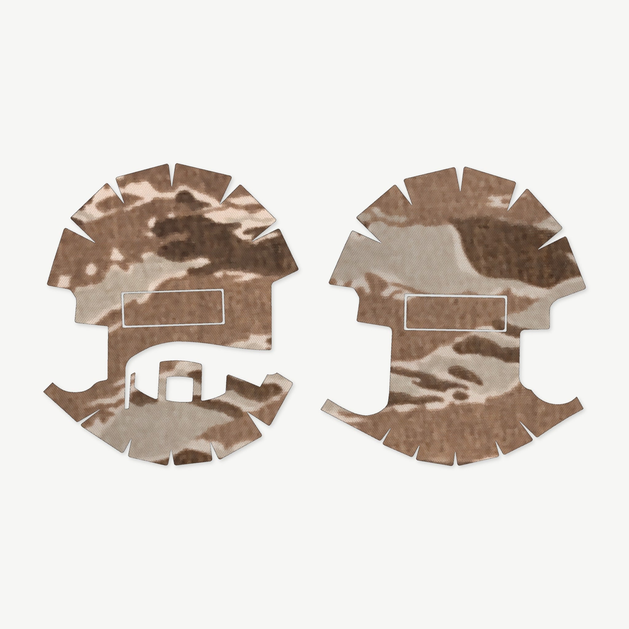 Ear Pro Wrap Kit for Sordin Supreme PRO-X / ACE Schakal - die-cut Cordura 1000D kit pieces in Tiger Stripe (Desert) - Combat Textiles