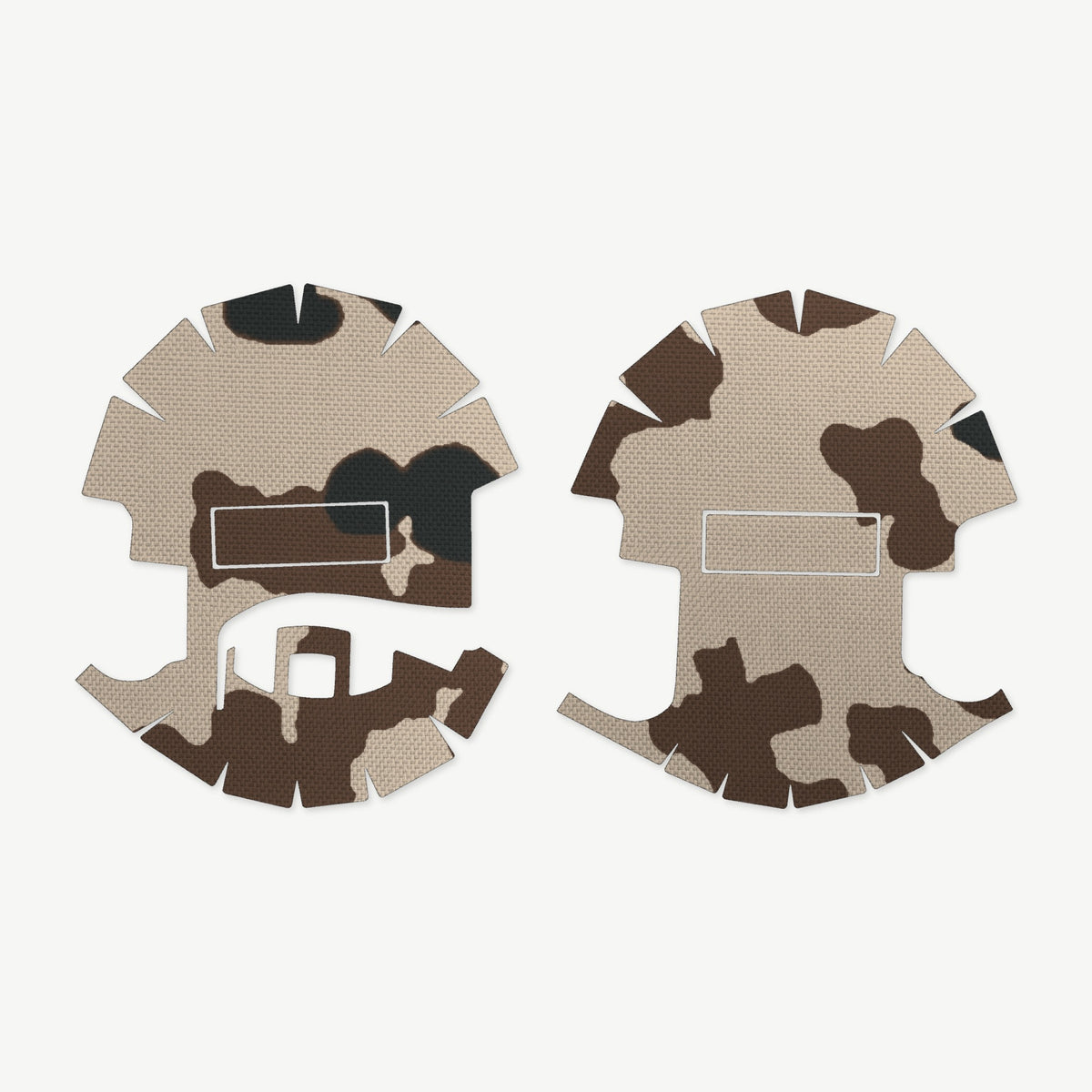 Ear Pro Wrap Kit for Sordin Supreme PRO-X / ACE Schakal - die-cut Cordura 1000D kit pieces in Tropentarn - Combat Textiles