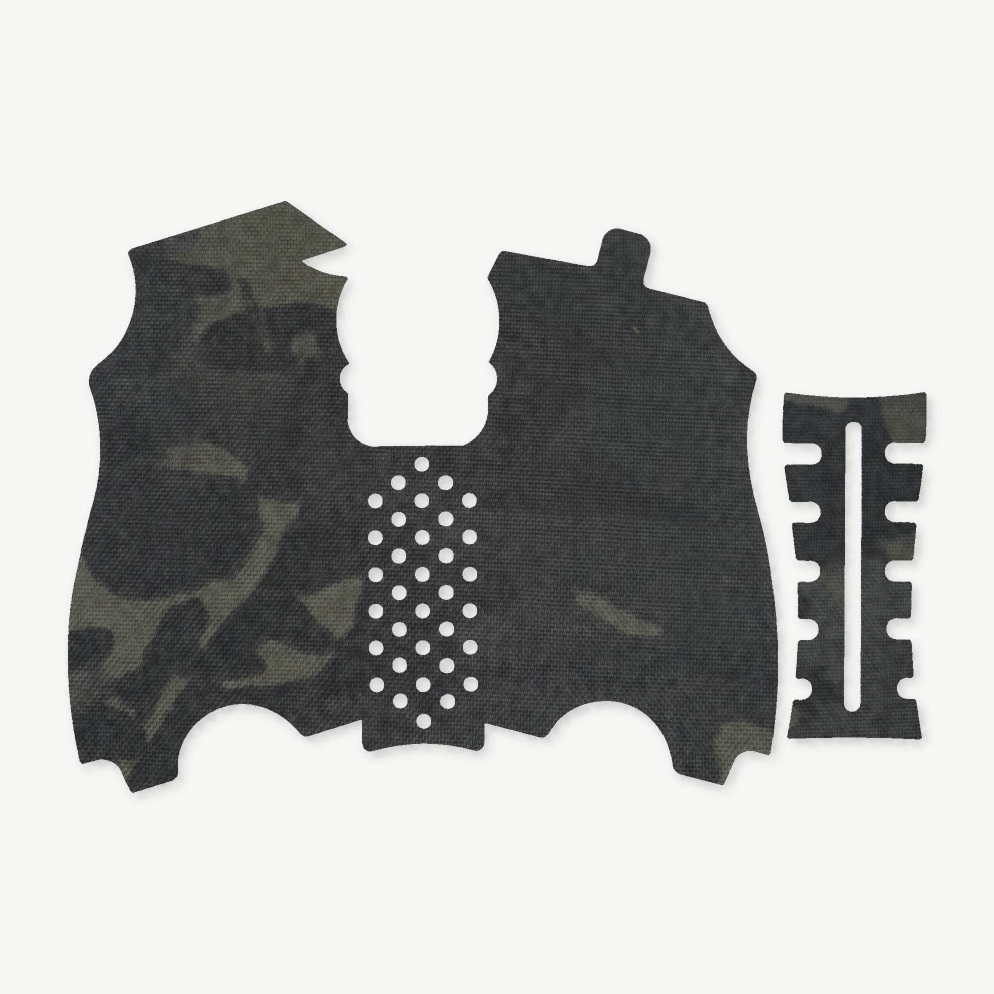 Grip Kit for HK USP Compact (9mm/.40 S&W/.357 SIG) - die-cut Cordura 1000D kit pieces in MultiCam Black - Combat Textiles