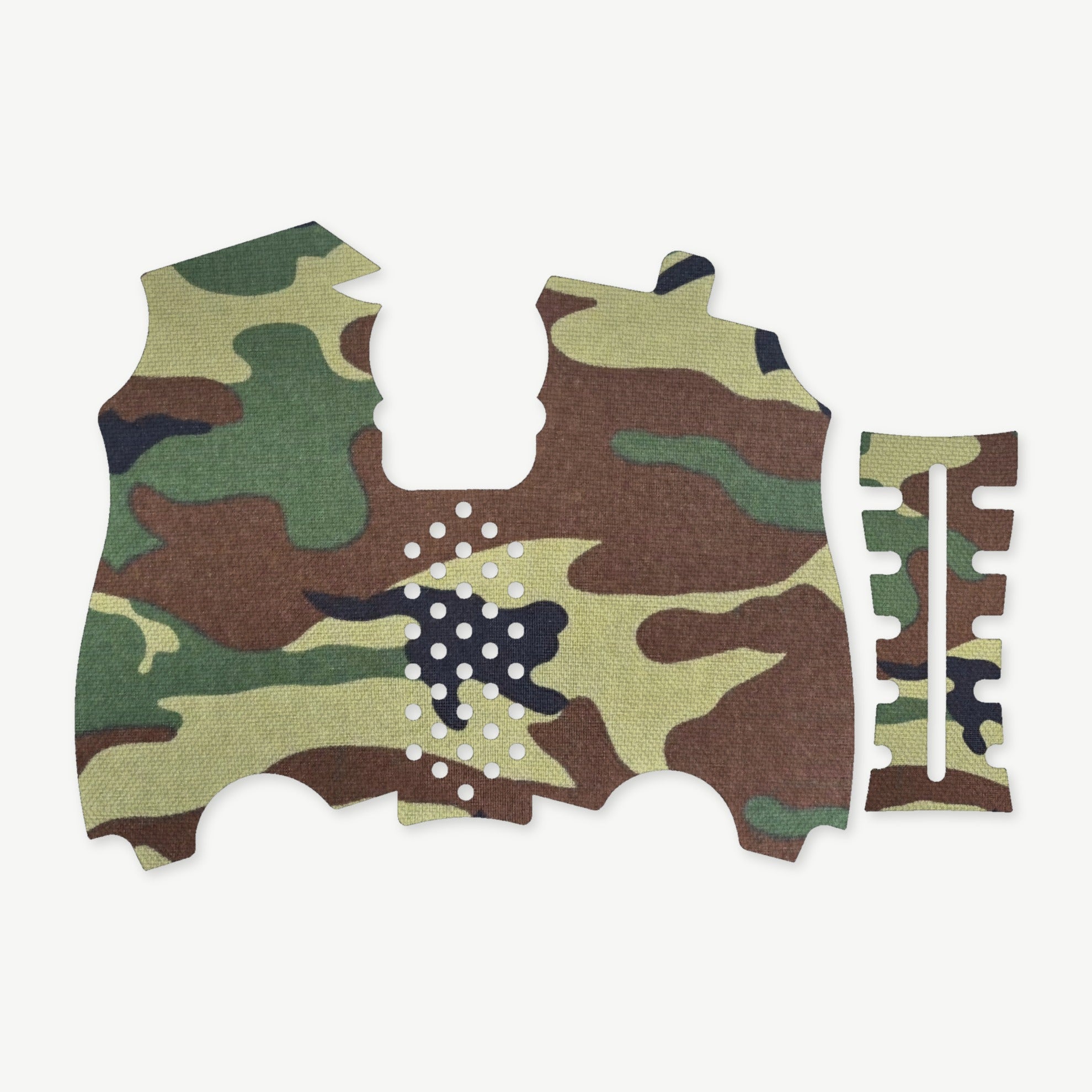 Grip Kit for HK USP Compact (9mm/.40 S&W/.357 SIG) - die-cut Cordura 1000D kit pieces in M81 Woodland - Combat Textiles