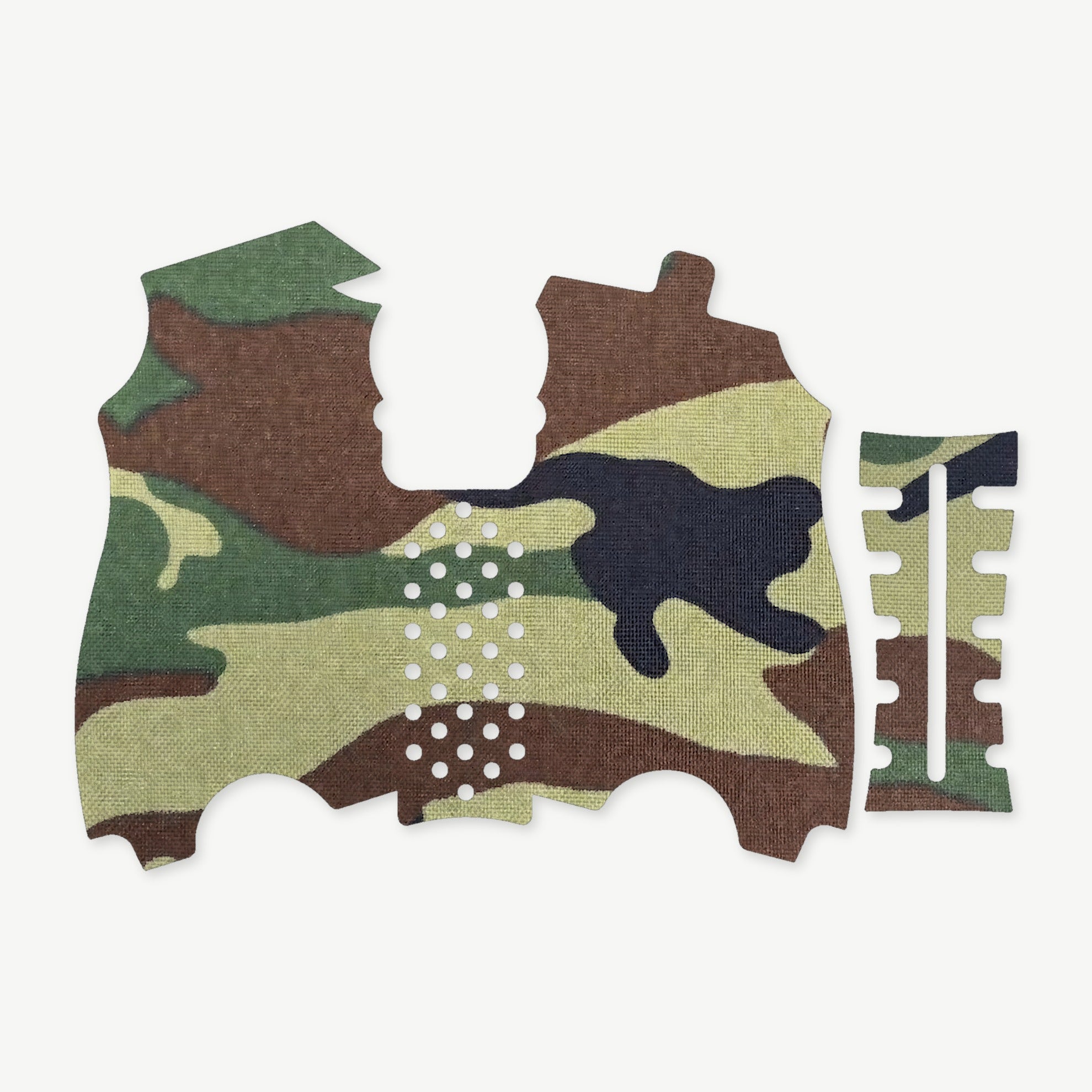 Grip Kit for HK USP Compact (9mm/.40 S&W/.357 SIG) - die-cut Cordura 1000D kit pieces in M81 Woodland - Combat Textiles