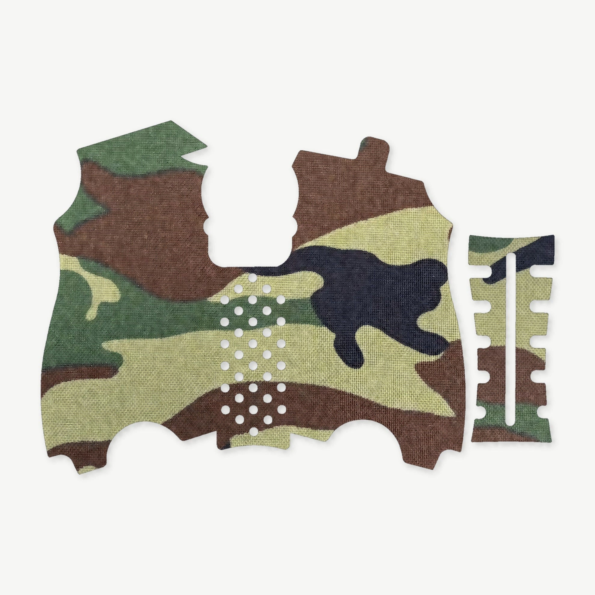 Grip Kit for HK USP Compact (9mm/.40 S&W/.357 SIG) - die-cut Cordura 1000D kit pieces in M81 Woodland - Combat Textiles