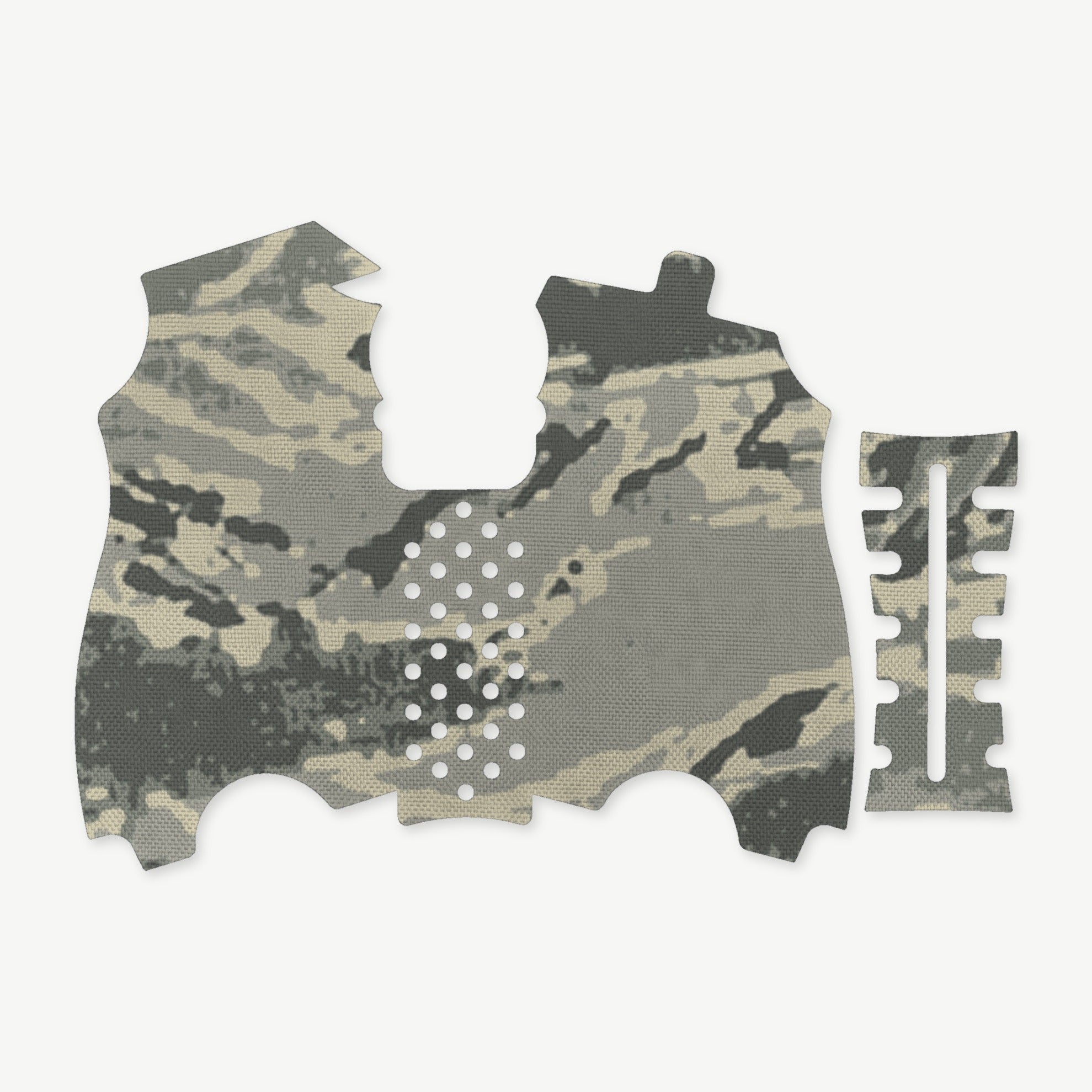 Grip Kit for HK USP Compact (9mm/.40 S&W/.357 SIG) - die-cut Cordura 1000D kit pieces in Tiger Stripe (ABU) - Combat Textiles