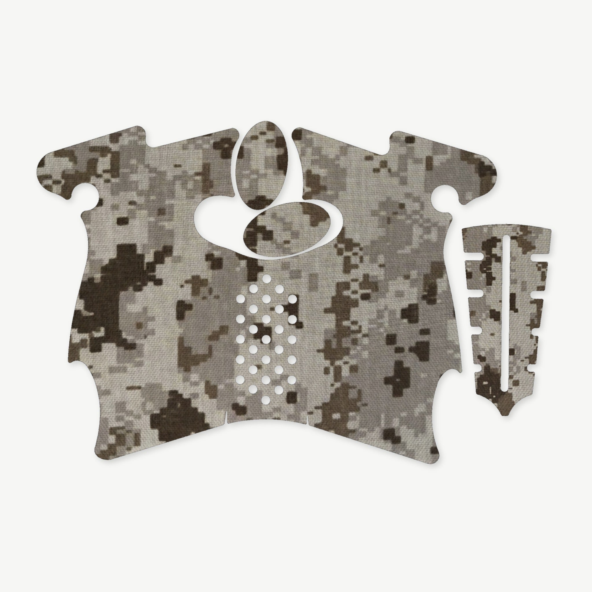 Grip Kit for Canik TP9 SF Elite - die-cut Cordura 1000D kit pieces in ACU (Desert) - Combat Textiles