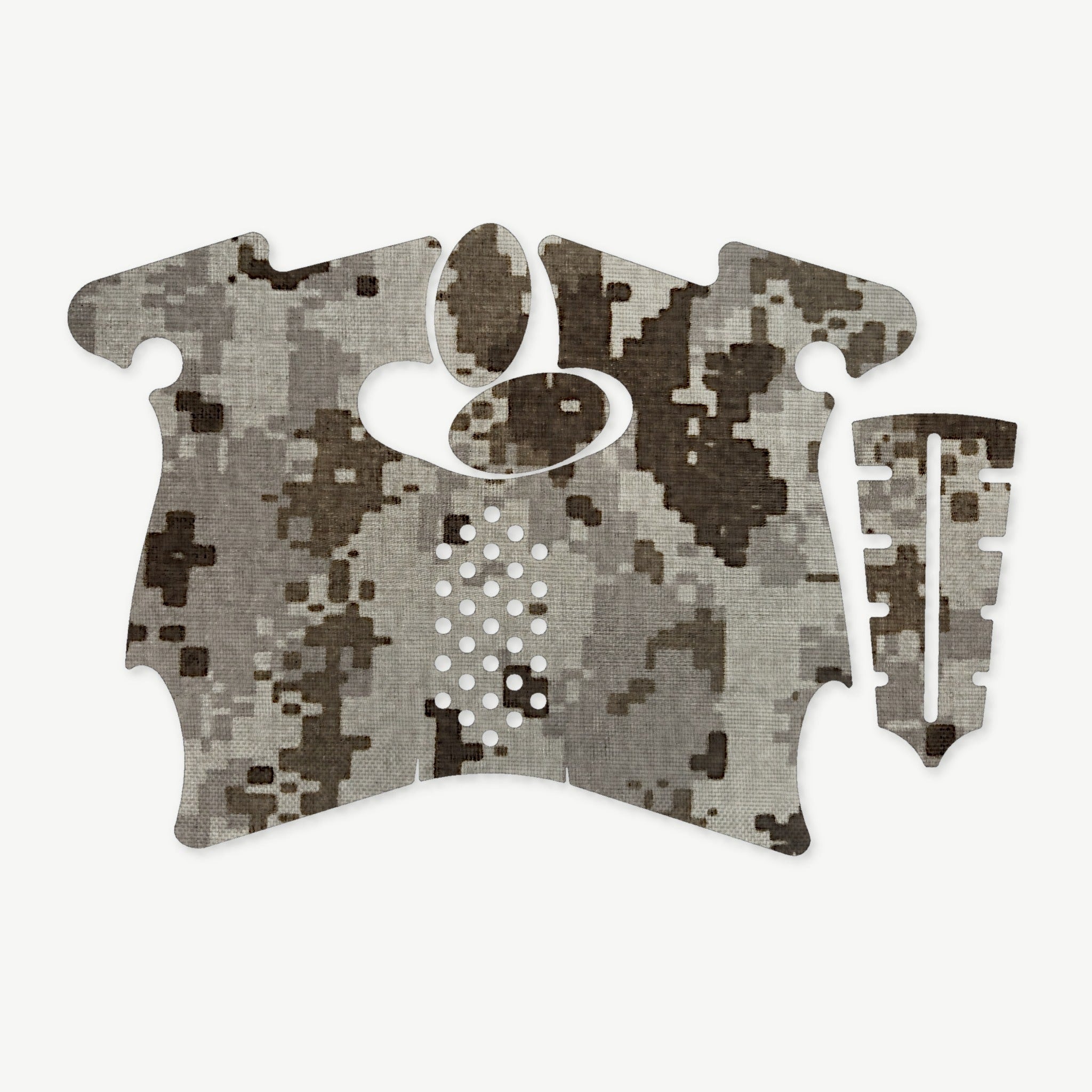 Grip Kit for Canik TP9 SF Elite - die-cut Cordura 1000D kit pieces in ACU (Desert) - Combat Textiles