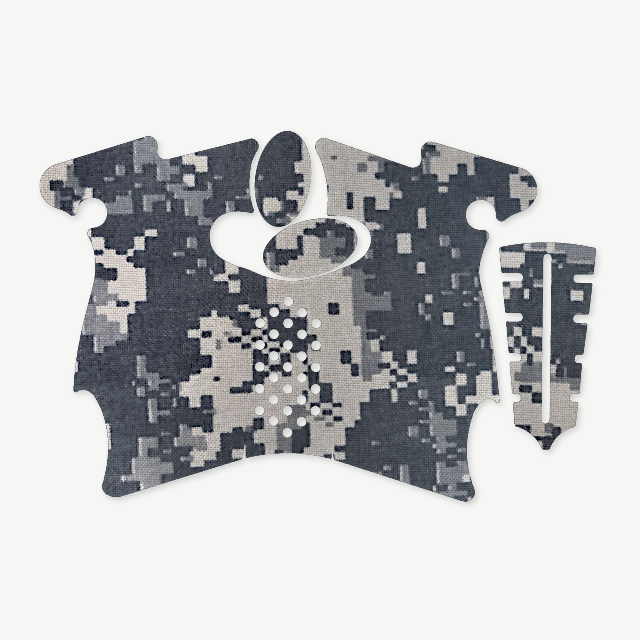 Grip Kit for Canik TP9 SF Elite - die-cut Cordura 1000D kit pieces in ACU - Combat Textiles