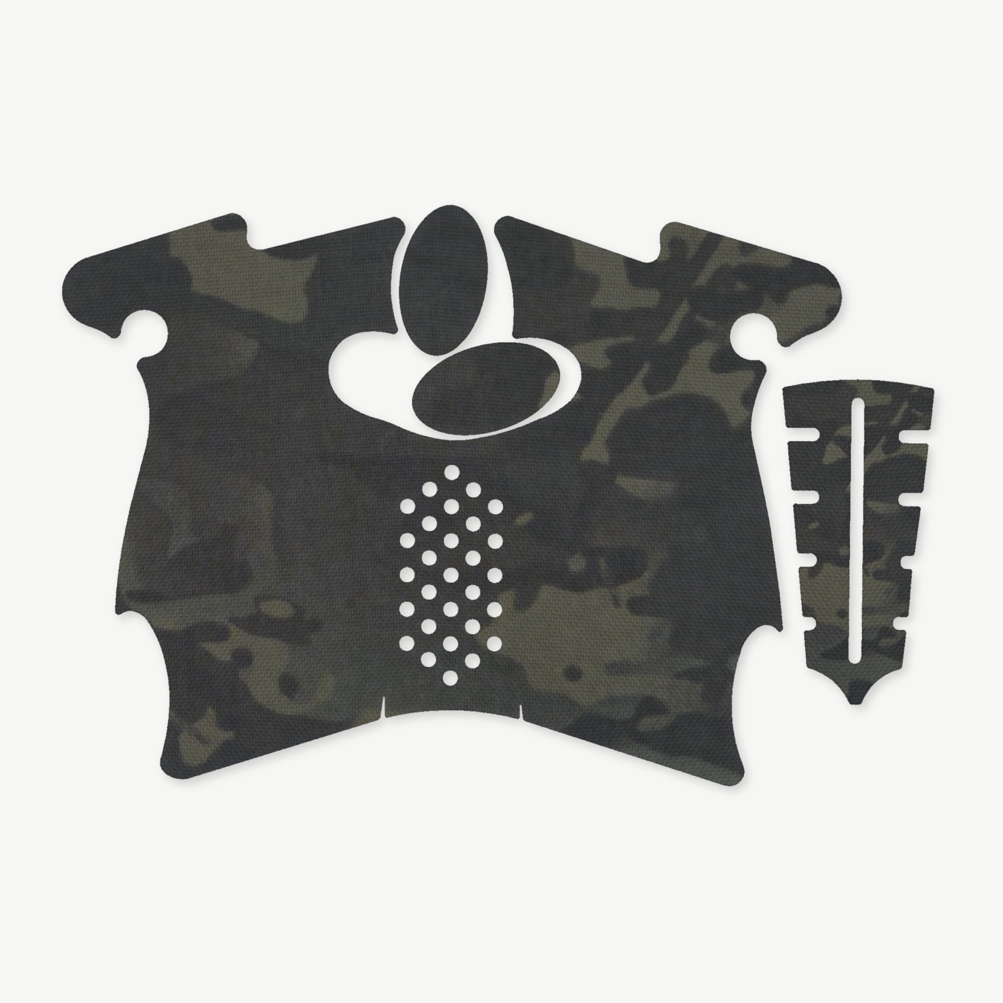 Grip Kit for Canik TP9 SF Elite - die-cut Cordura 1000D kit pieces in MultiCam Black - Combat Textiles