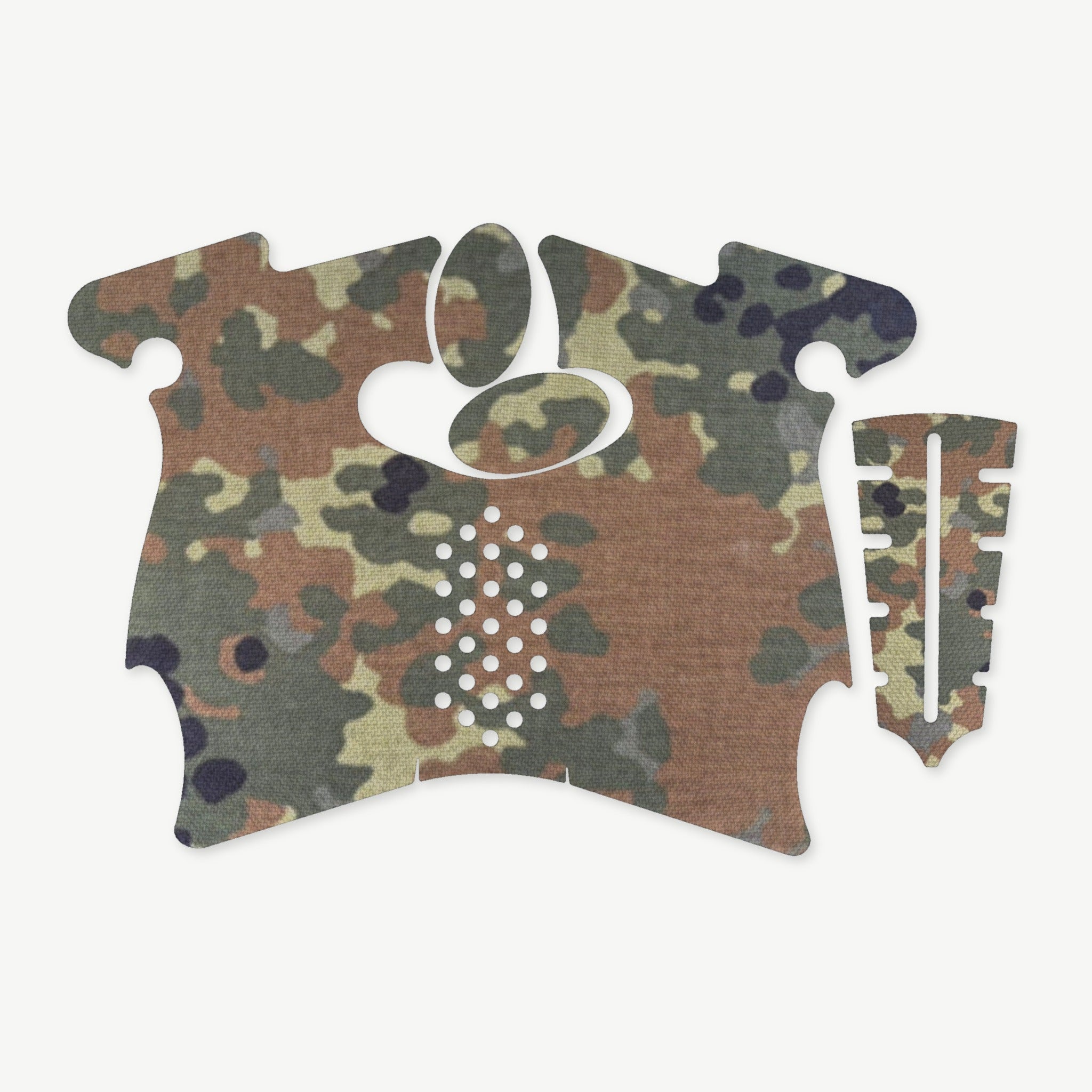 Grip Kit for Canik TP9 SF Elite - die-cut Cordura 1000D kit pieces in Flecktarn - Combat Textiles