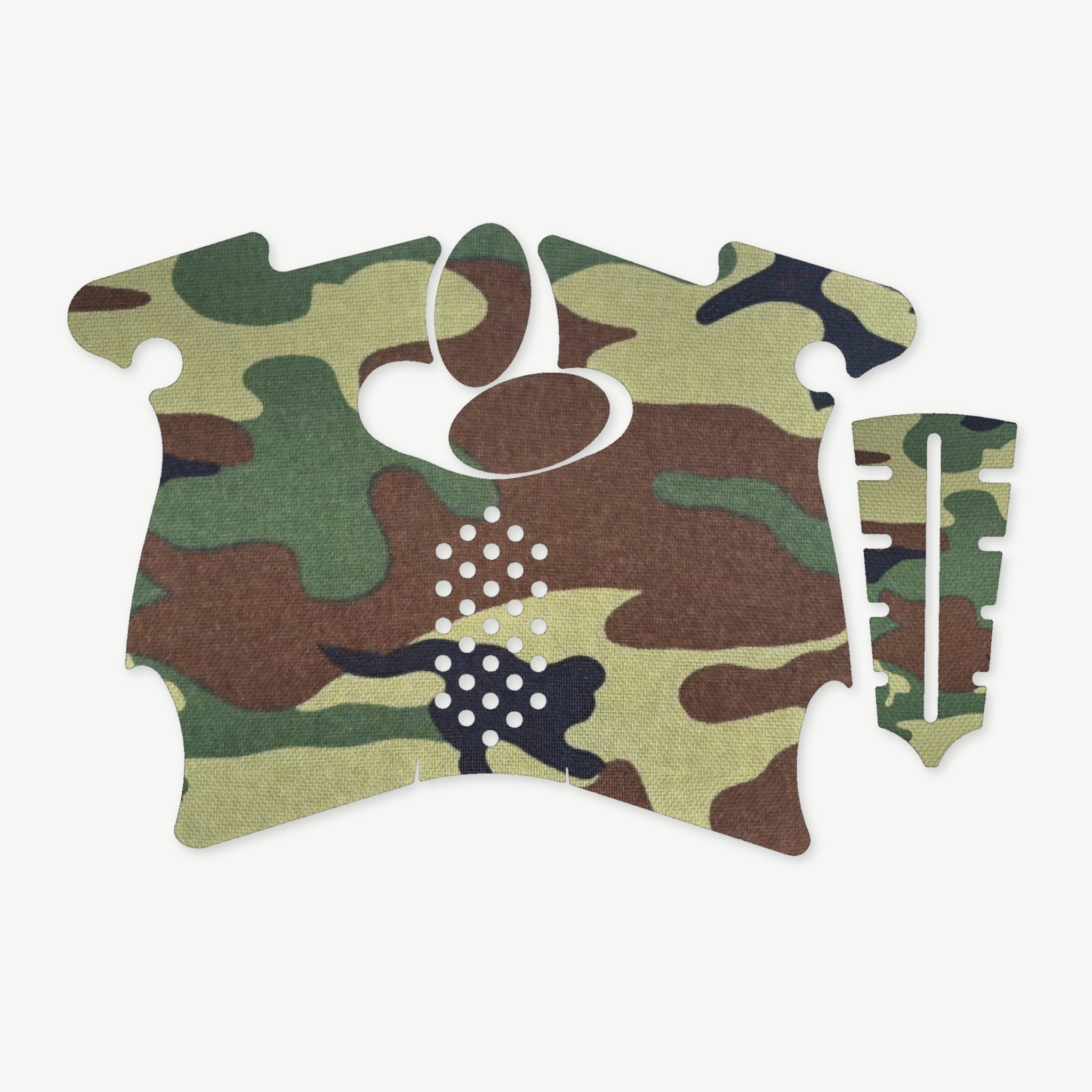 Grip Kit for Canik TP9 SF Elite - die-cut Cordura 1000D kit pieces in M81 Woodland - Combat Textiles