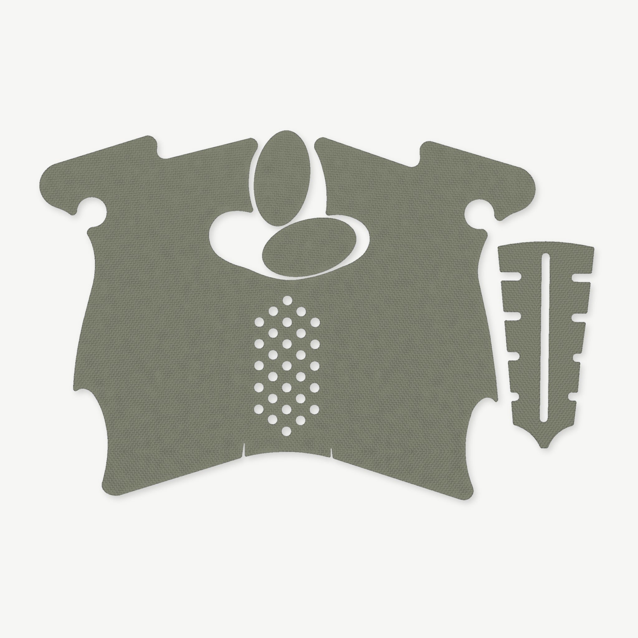 Grip Kit for Canik TP9 SF Elite - die-cut Cordura 1000D kit pieces in OD Green - Combat Textiles