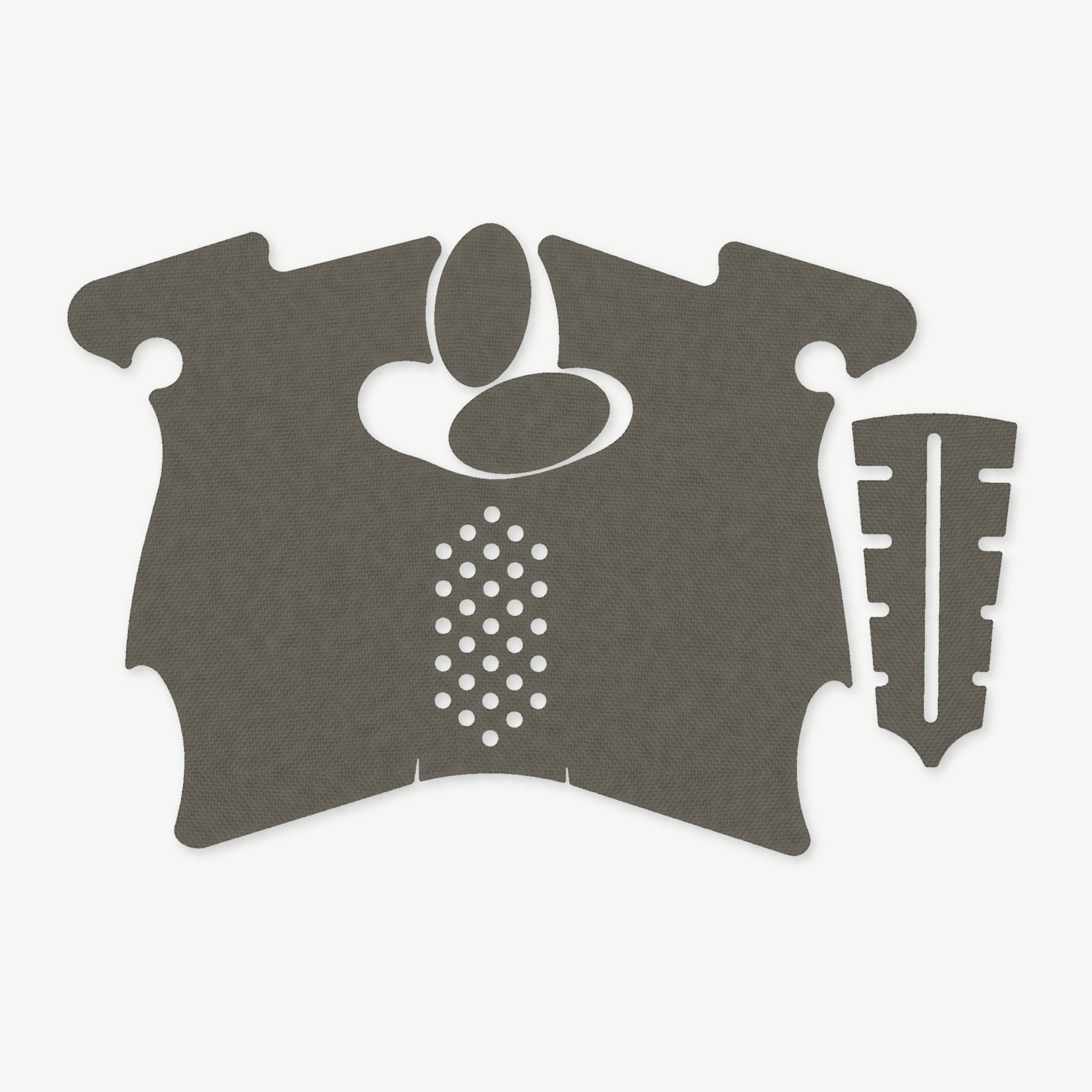 Grip Kit for Canik TP9 SF Elite - die-cut Cordura 1000D kit pieces in Ranger Green - Combat Textiles