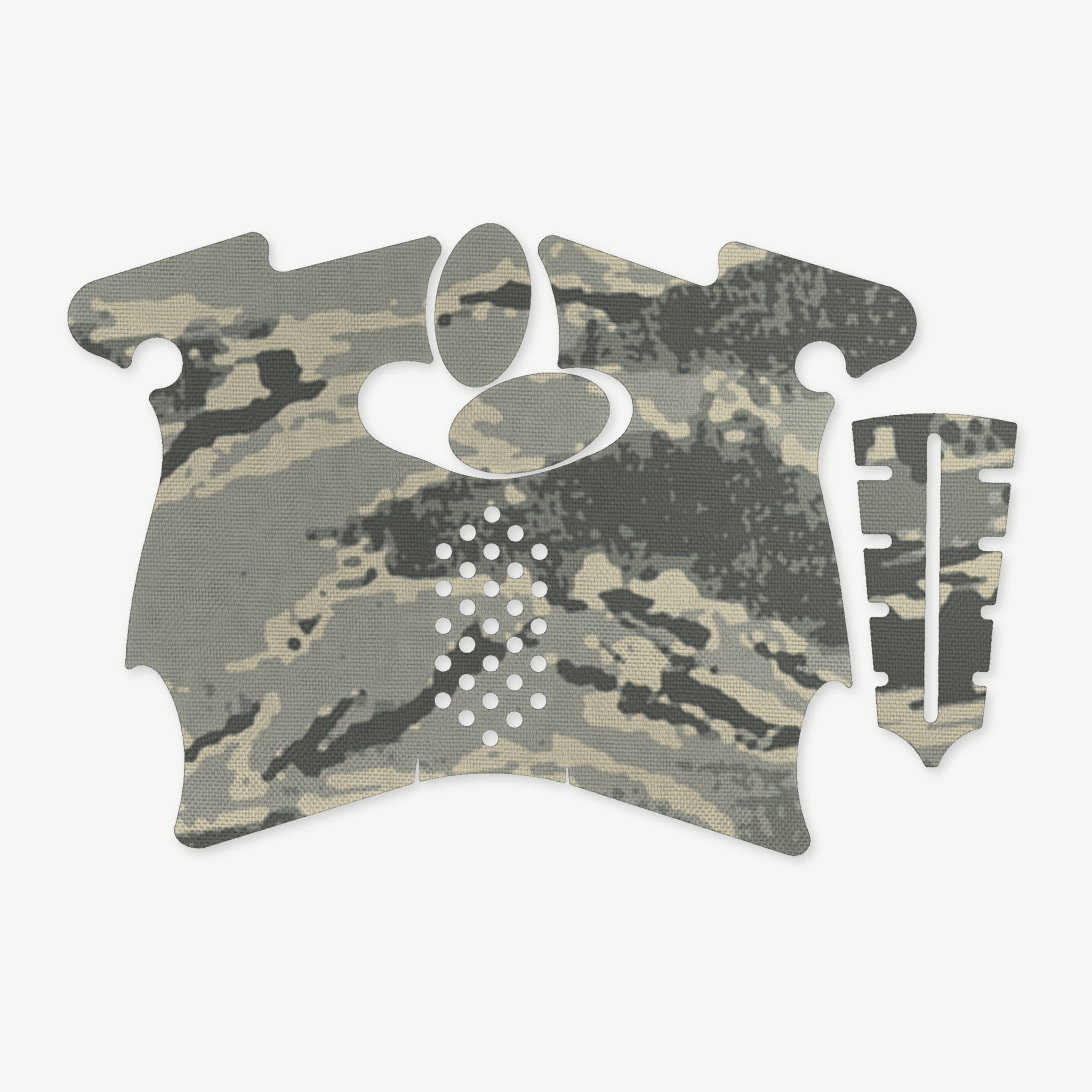 Grip Kit for Canik TP9 SF Elite - die-cut Cordura 1000D kit pieces in Tiger Stripe (ABU) - Combat Textiles