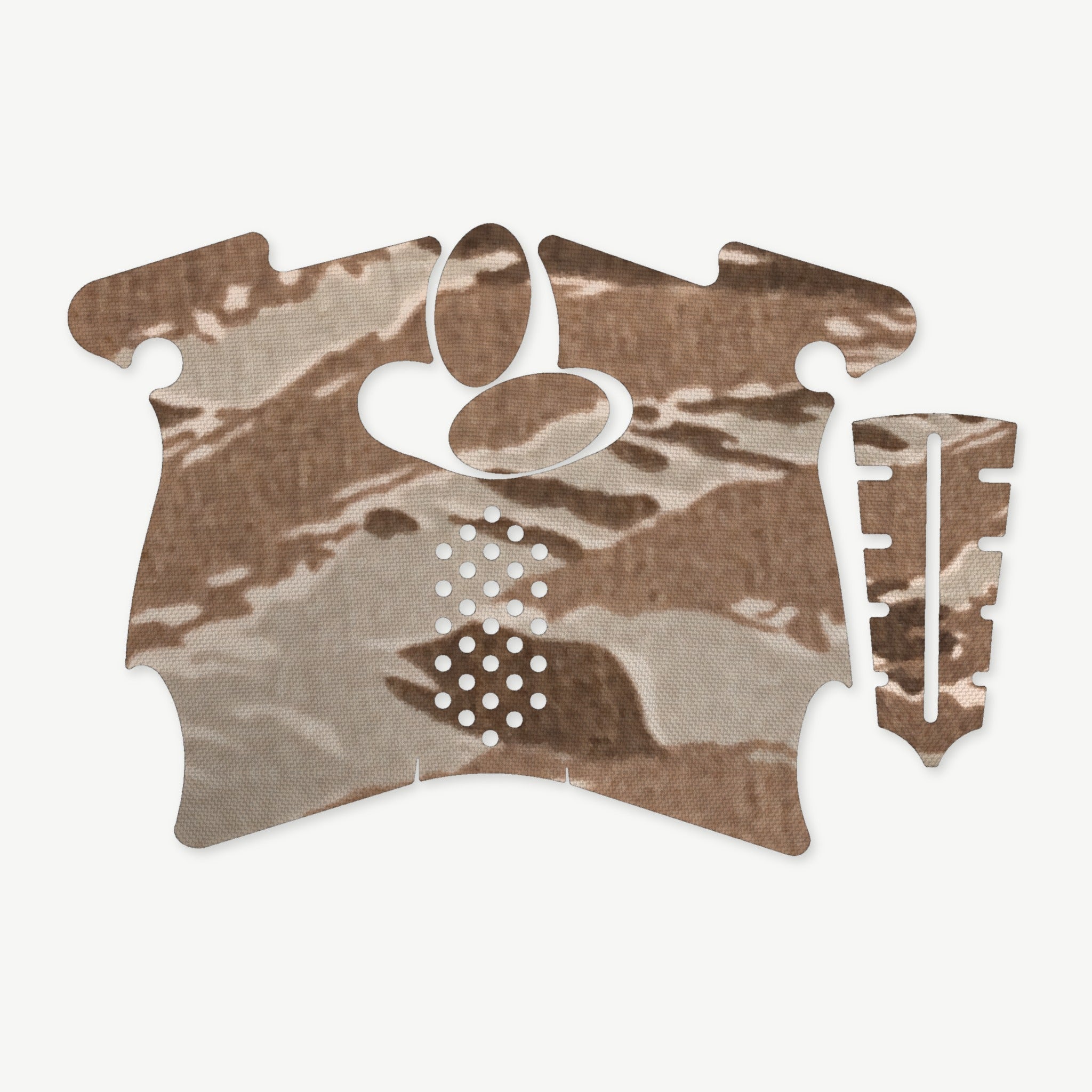 Grip Kit for Canik TP9 SF Elite - die-cut Cordura 1000D kit pieces in Tiger Stripe (Desert) - Combat Textiles
