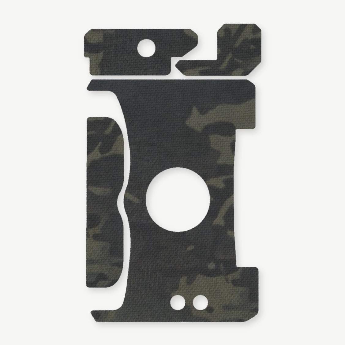 Light Wrap Kit for OLIGHT BALDR RL Mini - die-cut Cordura 1000D kit pieces in MultiCam Black - Combat Textiles