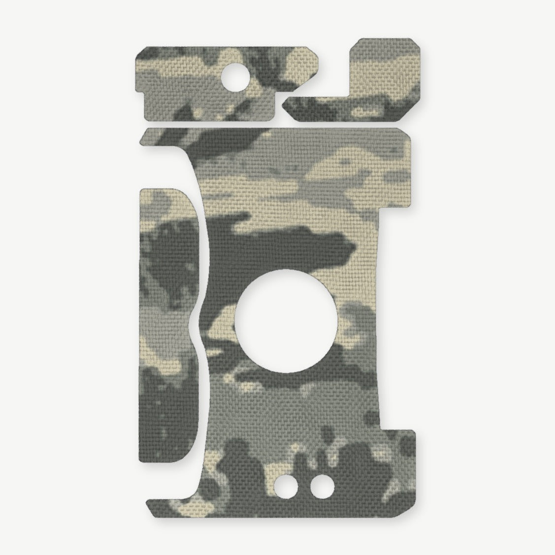 Light Wrap Kit for OLIGHT BALDR RL Mini - die-cut Cordura 1000D kit pieces in Tiger Stripe (ABU) - Combat Textiles