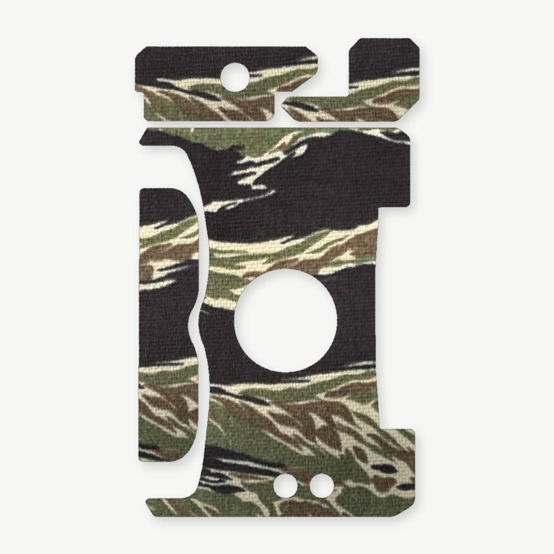 Light Wrap Kit for OLIGHT BALDR RL Mini - die-cut Cordura 1000D kit pieces in Tiger Stripe (Green/Black) - Combat Textiles