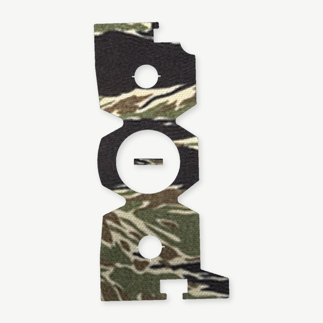 Optic Wrap Kit for Trijicon RCR - die-cut Cordura 1000D kit pieces in Tiger Stripe (Green/Black) - Combat Textiles