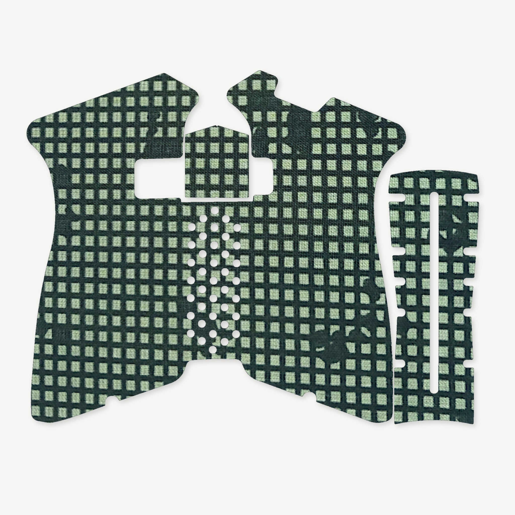 Grip Kit for Polymer80 PF940V2 - die-cut Cordura 1000D kit pieces in Desert Night Camo - Combat Textiles