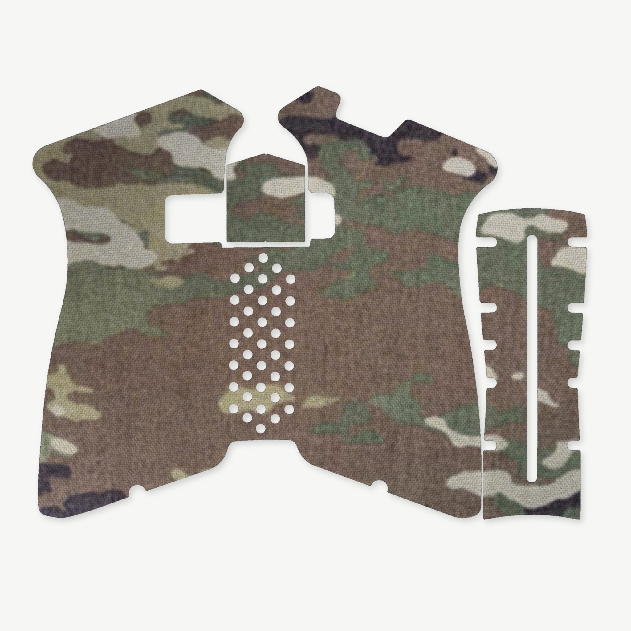 Grip Kit for Polymer80 PF940V2 - die-cut Cordura 1000D kit pieces in MultiCam - Combat Textiles