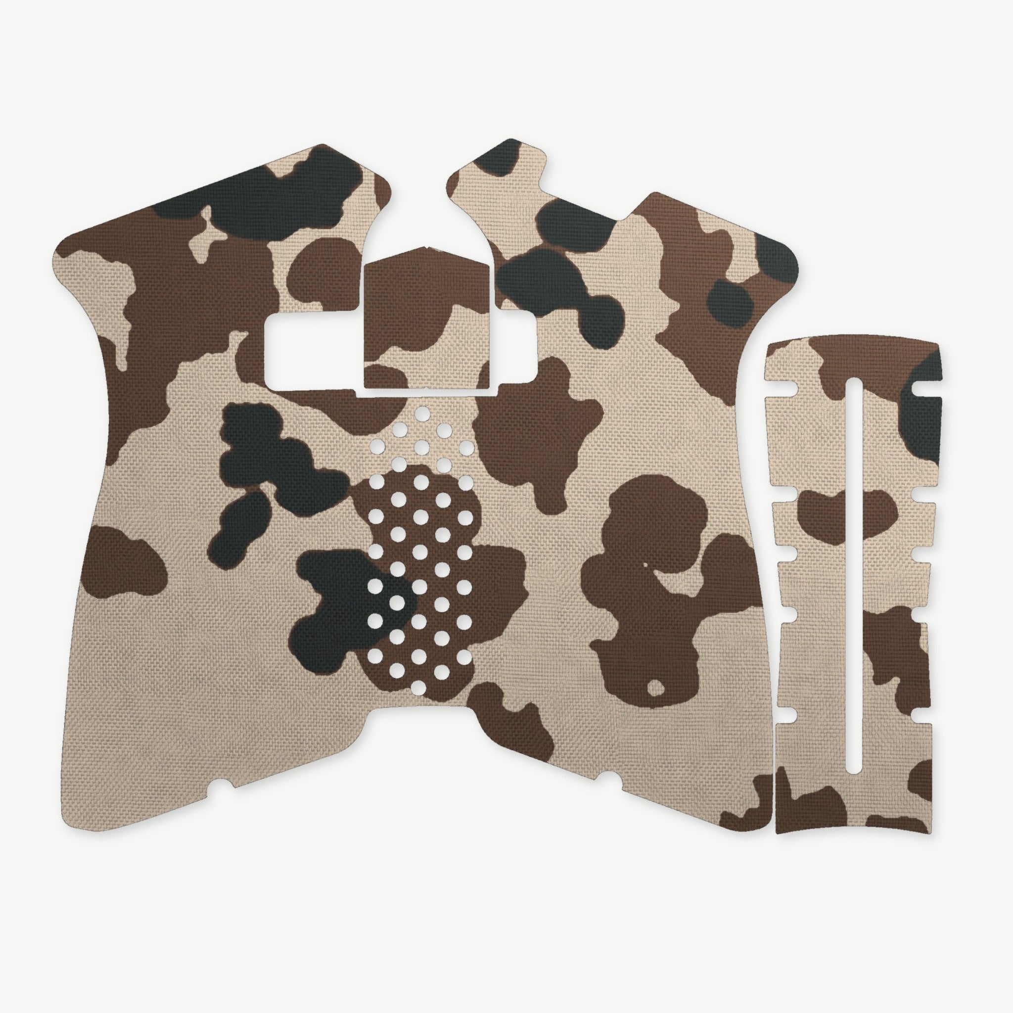 Grip Kit for Polymer80 PF940V2 - die-cut Cordura 1000D kit pieces in Tropentarn - Combat Textiles