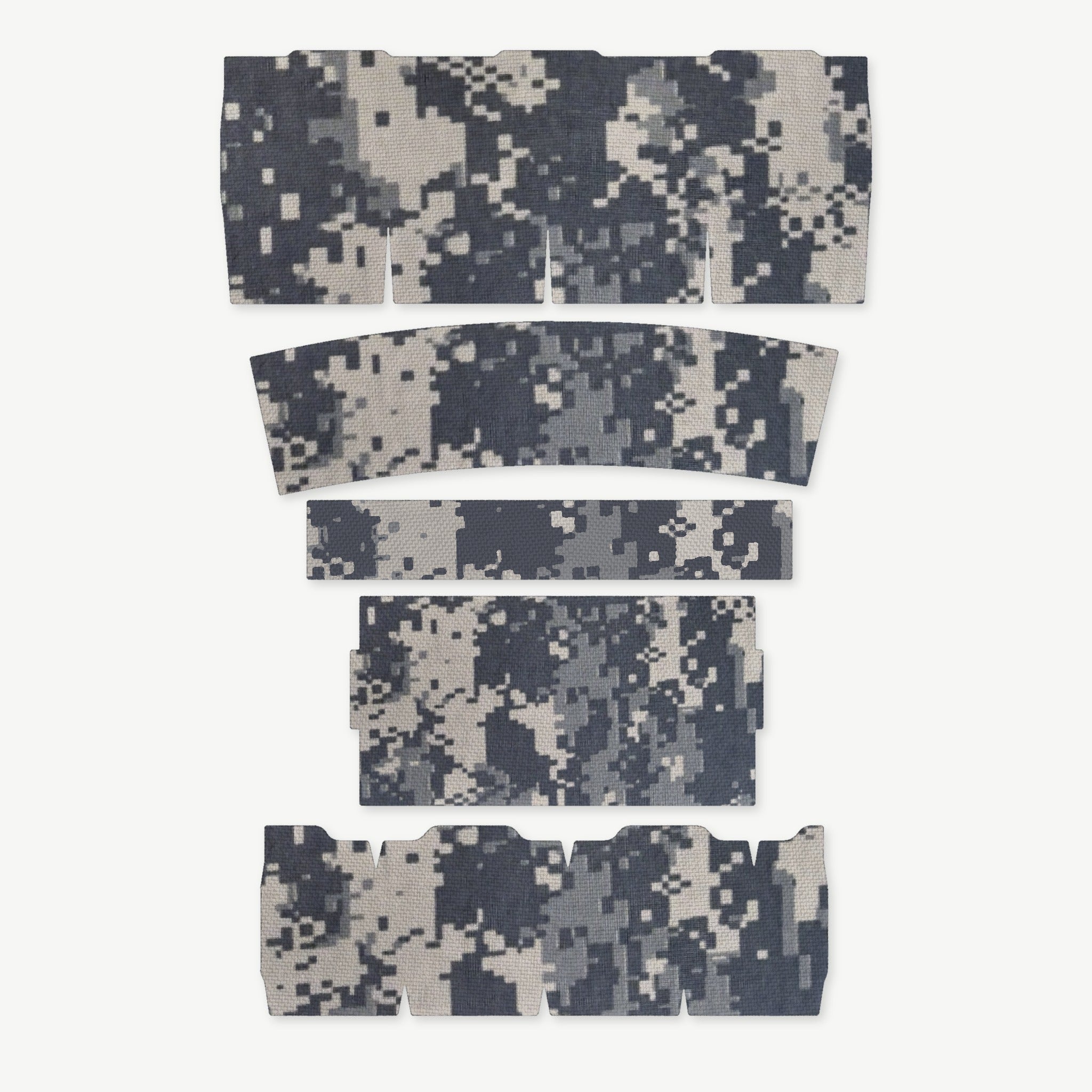 Light Wrap Kit for Streamlight ProTac 2.0 Rail-Mount - die-cut Cordura 1000D kit pieces in ACU - Combat Textiles