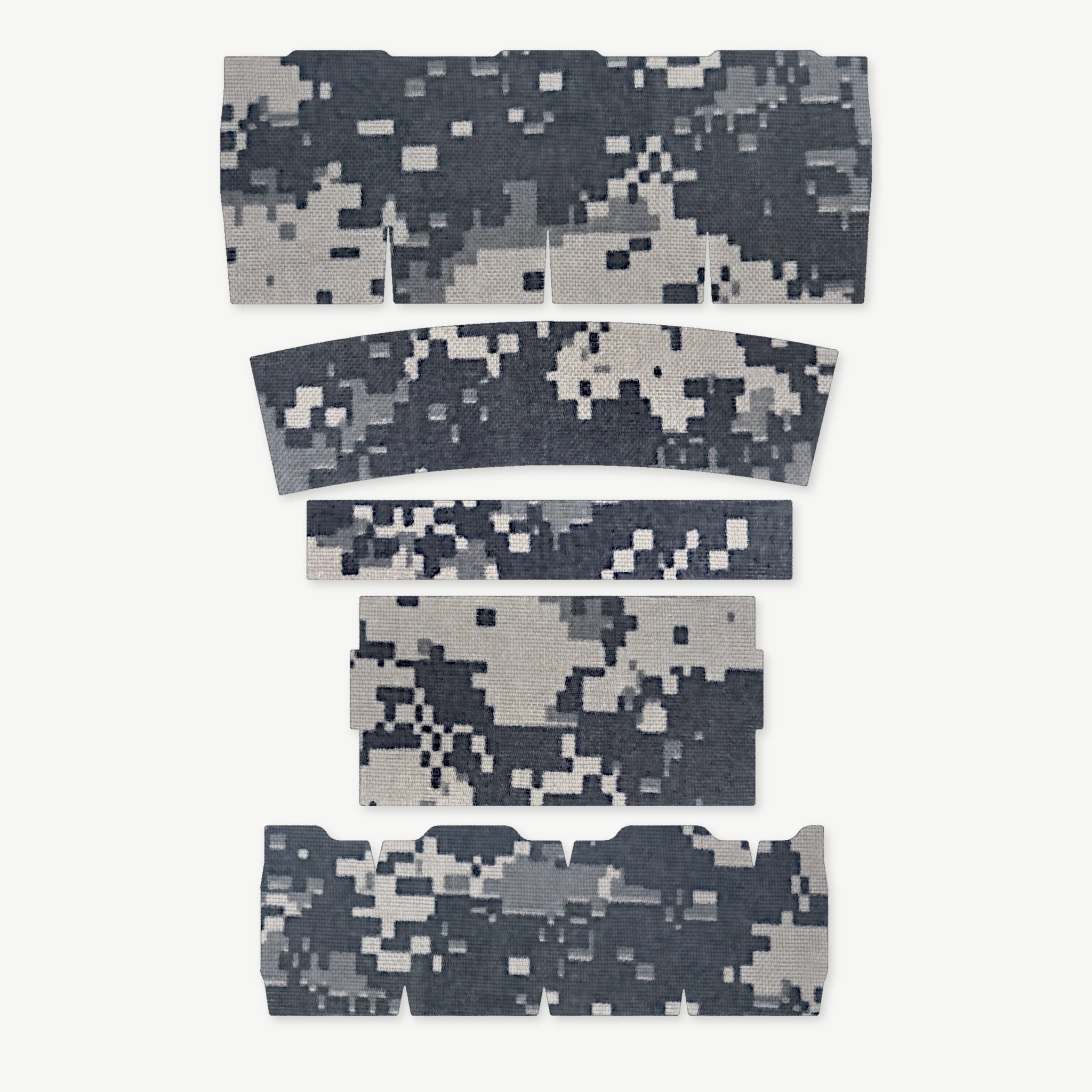 Light Wrap Kit for Streamlight ProTac 2.0 Rail-Mount - die-cut Cordura 1000D kit pieces in ACU - Combat Textiles