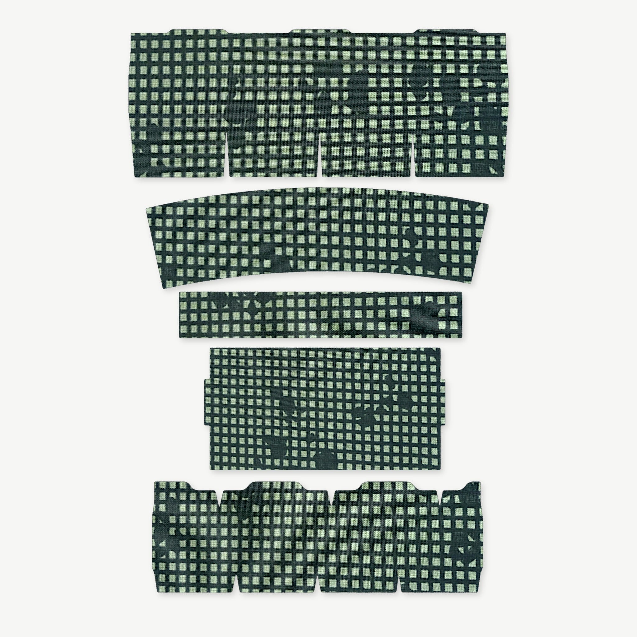 Light Wrap Kit for Streamlight ProTac 2.0 Rail-Mount - die-cut Cordura 1000D kit pieces in Desert Night Camo - Combat Textiles