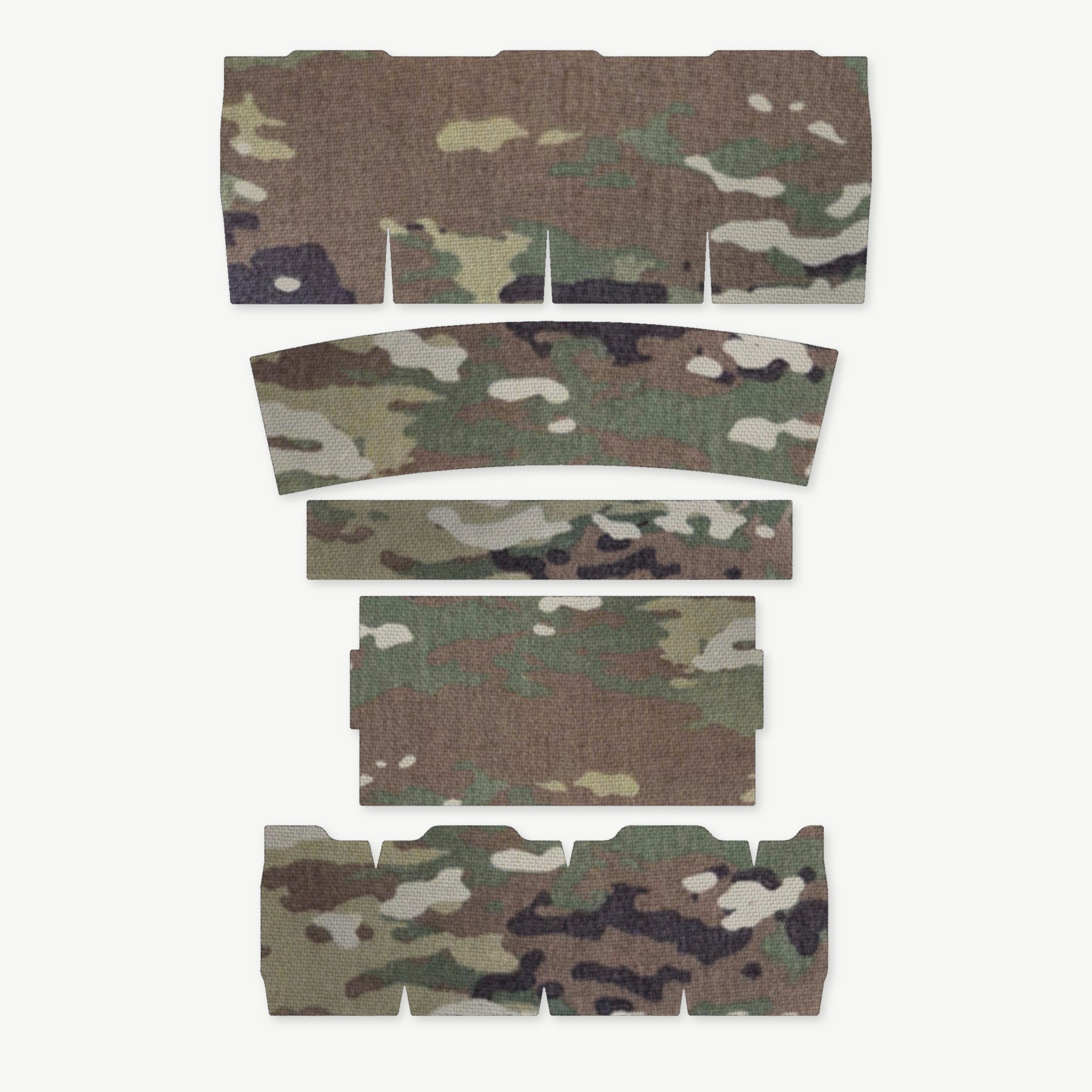 Light Wrap Kit for Streamlight ProTac 2.0 Rail-Mount - die-cut Cordura 1000D kit pieces in MultiCam - Combat Textiles