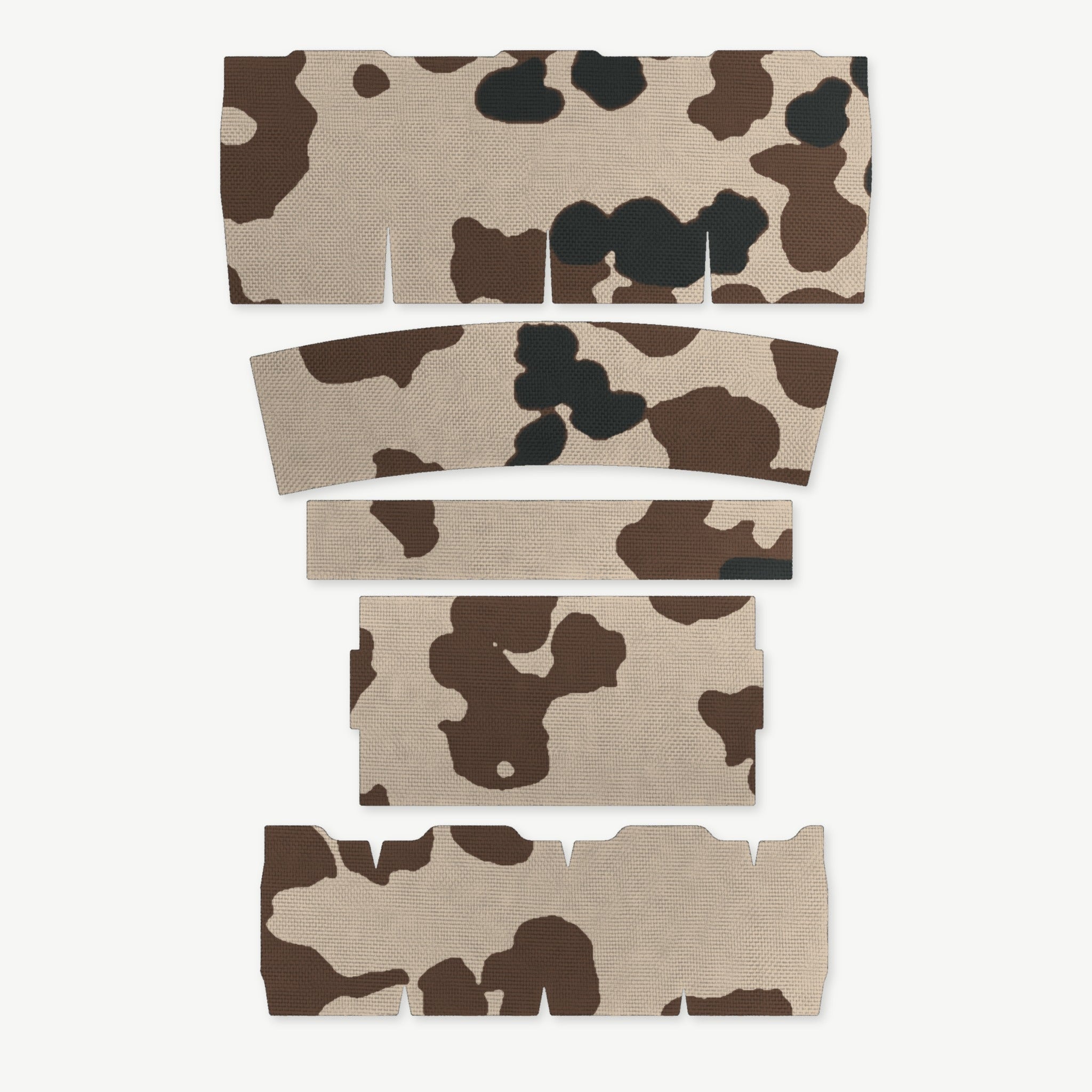 Light Wrap Kit for Streamlight ProTac 2.0 Rail-Mount - die-cut Cordura 1000D kit pieces in Tropentarn - Combat Textiles