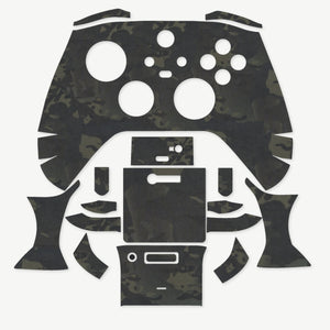 Grip Kit for Xbox Series X Controller - die-cut Cordura 1000D kit pieces in MultiCam Black - Combat Textiles