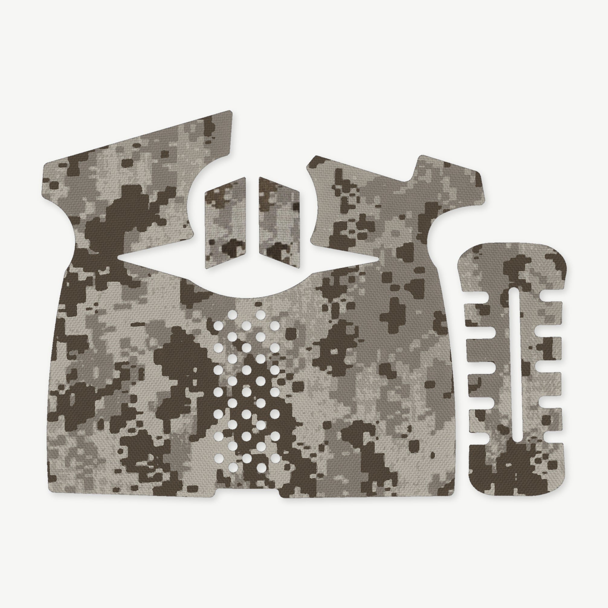 Grip Kit for Smith & Wesson SD9 1.0 / 2.0 - die-cut Cordura 1000D kit pieces in ACU (Desert) - Combat Textiles