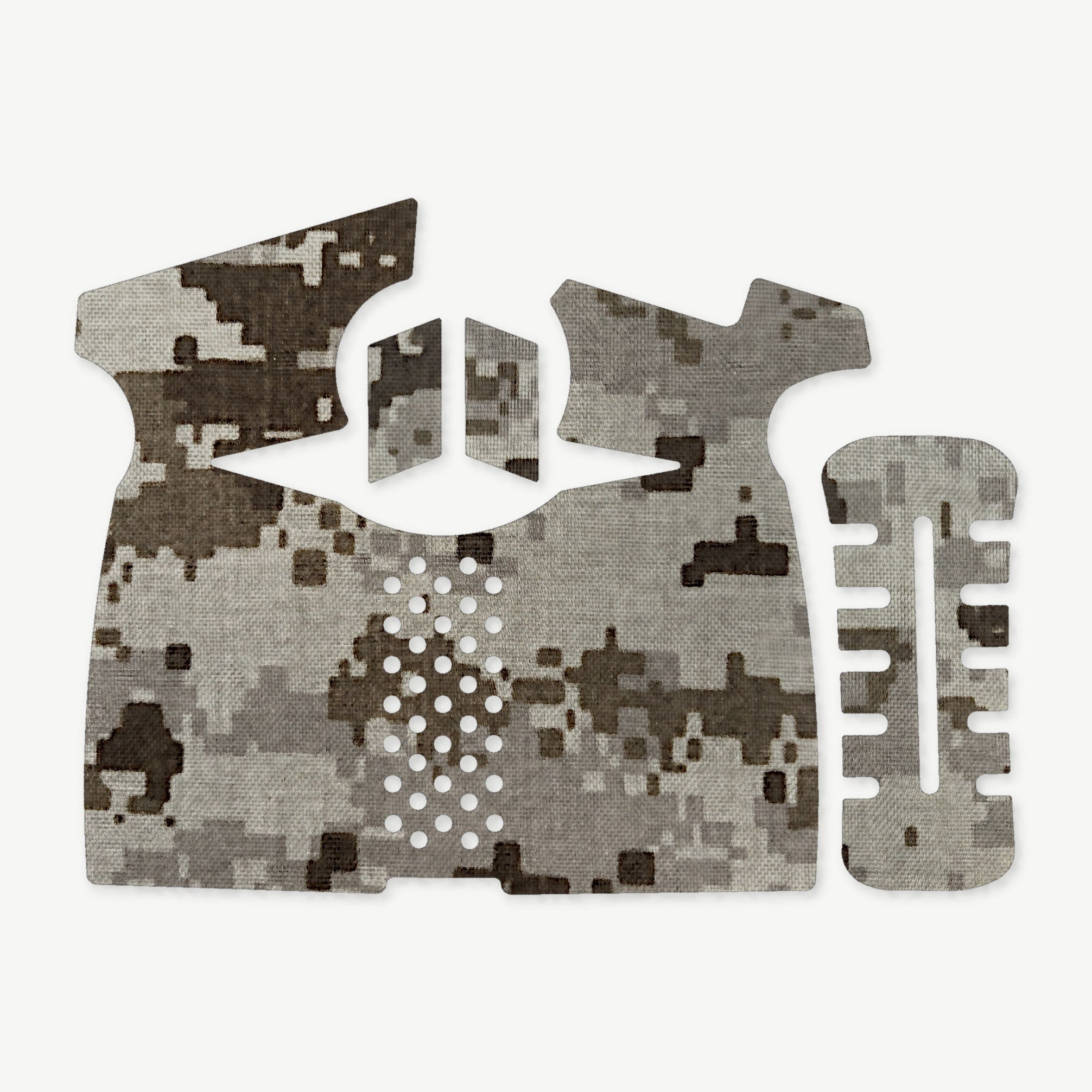 Grip Kit for Smith & Wesson SD9 1.0 / 2.0 - die-cut Cordura 1000D kit pieces in ACU (Desert) - Combat Textiles