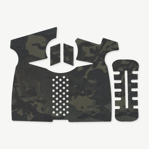 Grip Kit for Smith & Wesson SD9 1.0 / 2.0 - die-cut Cordura 1000D kit pieces in MultiCam Black - Combat Textiles