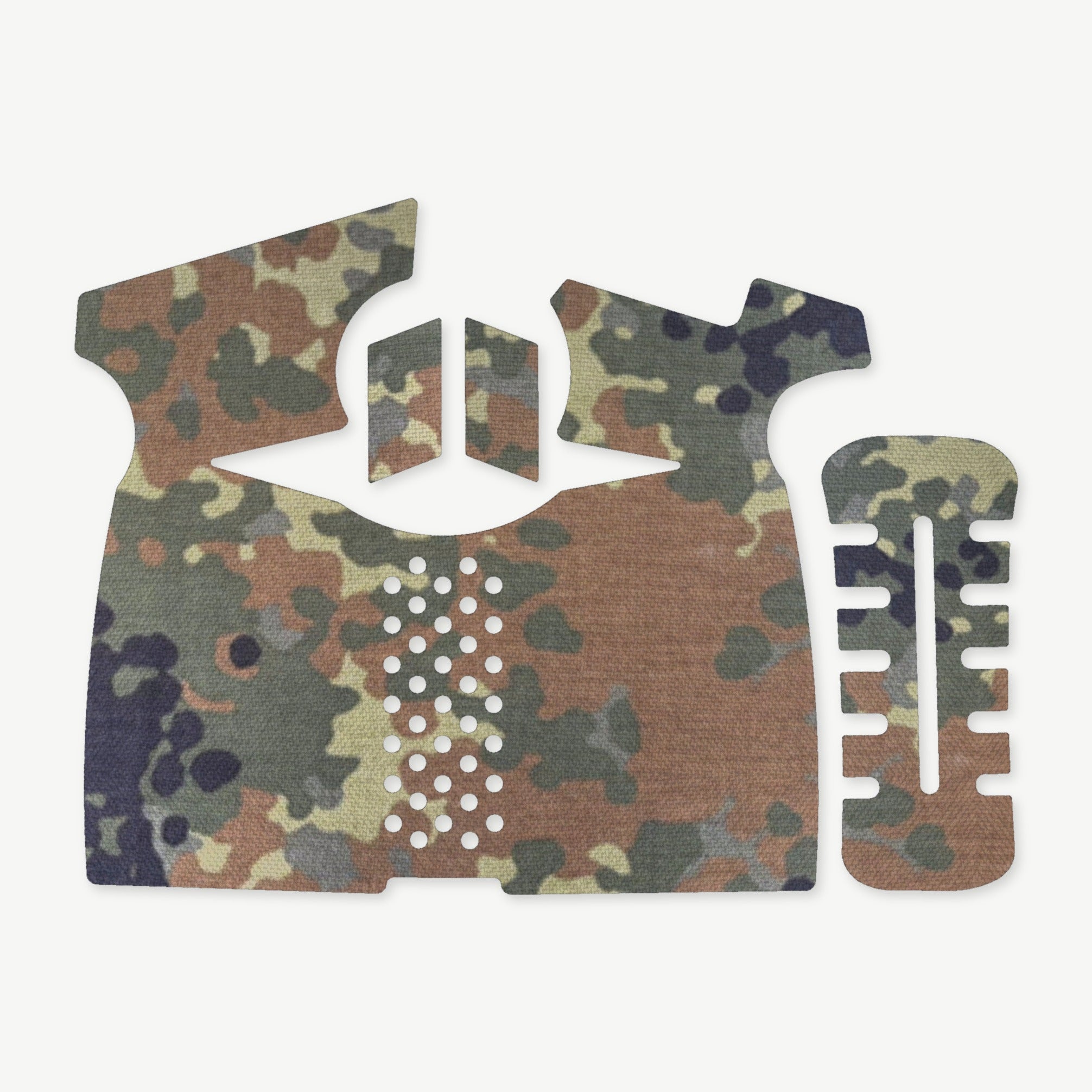 Grip Kit for Smith & Wesson SD9 1.0 / 2.0 - die-cut Cordura 1000D kit pieces in Flecktarn - Combat Textiles