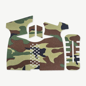 Grip Kit for Smith & Wesson SD9 1.0 / 2.0 - die-cut Cordura 1000D kit pieces in M81 Woodland - Combat Textiles