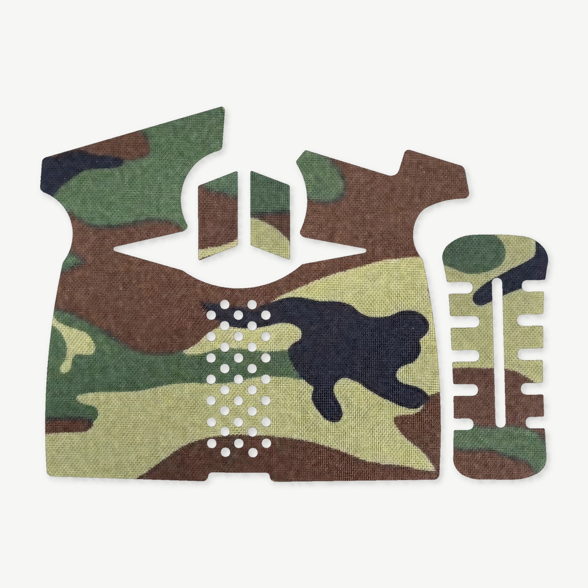Grip Kit for Smith & Wesson SD9 1.0 / 2.0 - die-cut Cordura 1000D kit pieces in M81 Woodland - Combat Textiles