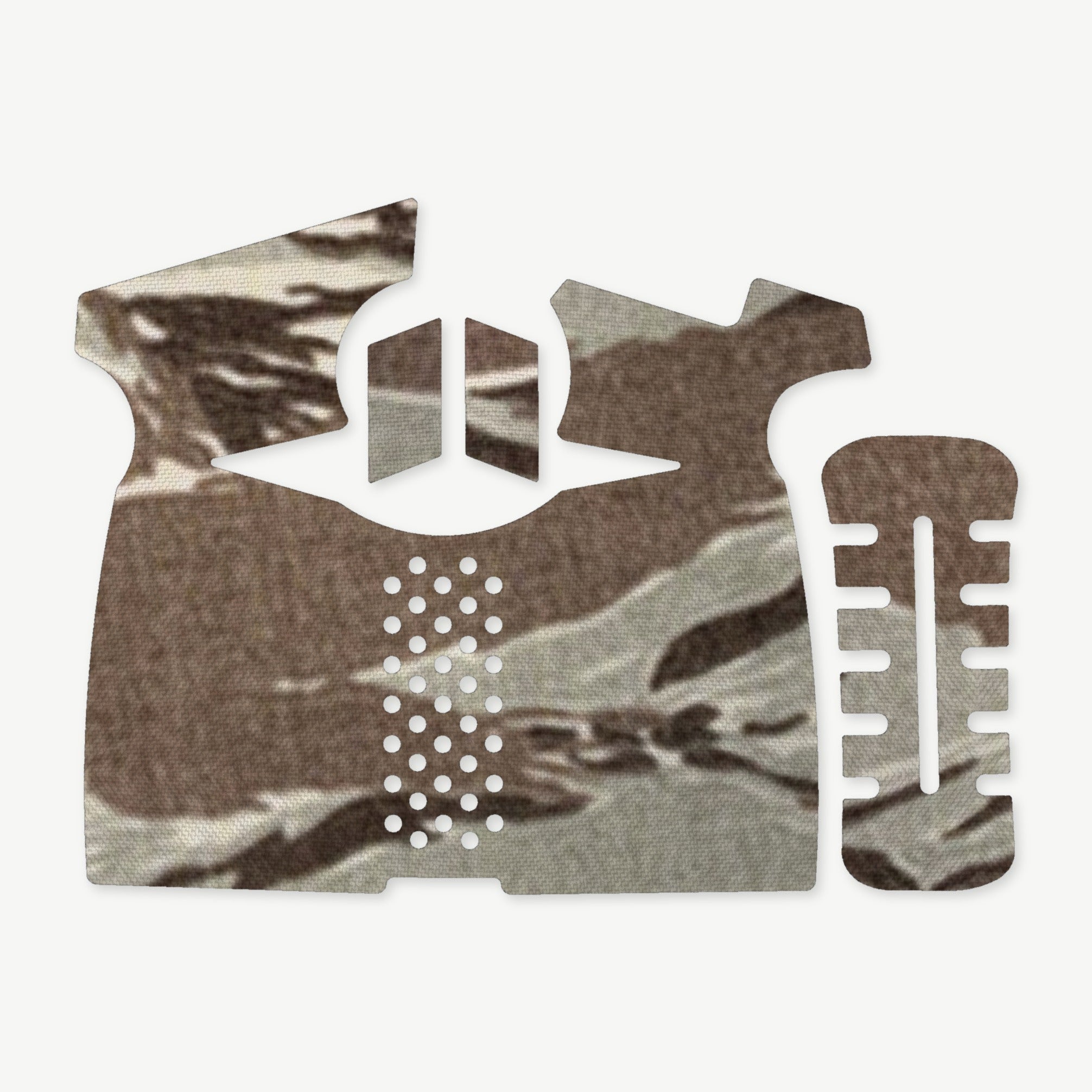 Grip Kit for Smith & Wesson SD9 1.0 / 2.0 - die-cut Cordura 1000D kit pieces in Tiger Stripe (ABU) - Combat Textiles