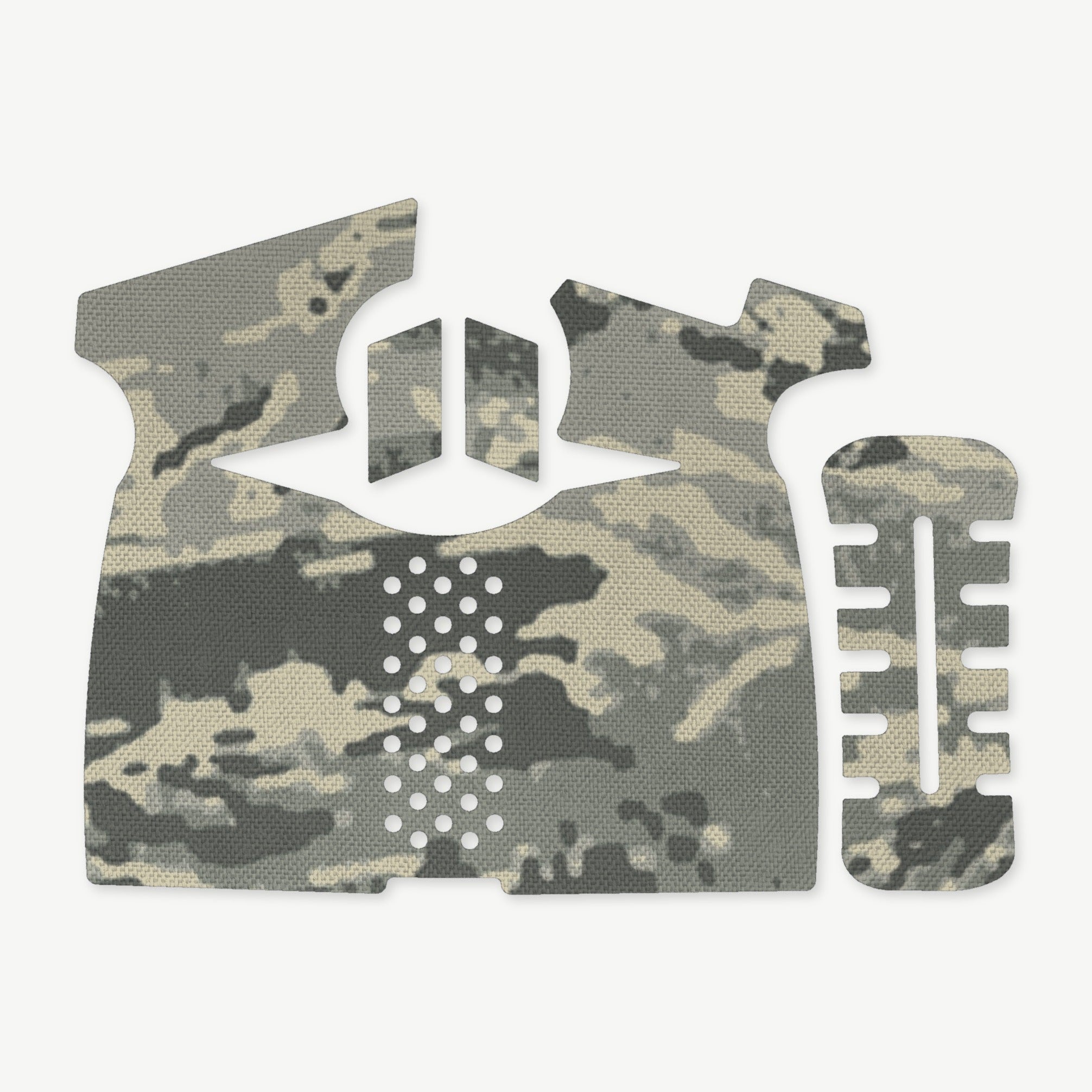 Grip Kit for Smith & Wesson SD9 1.0 / 2.0 - die-cut Cordura 1000D kit pieces in Tiger Stripe (ABU) - Combat Textiles
