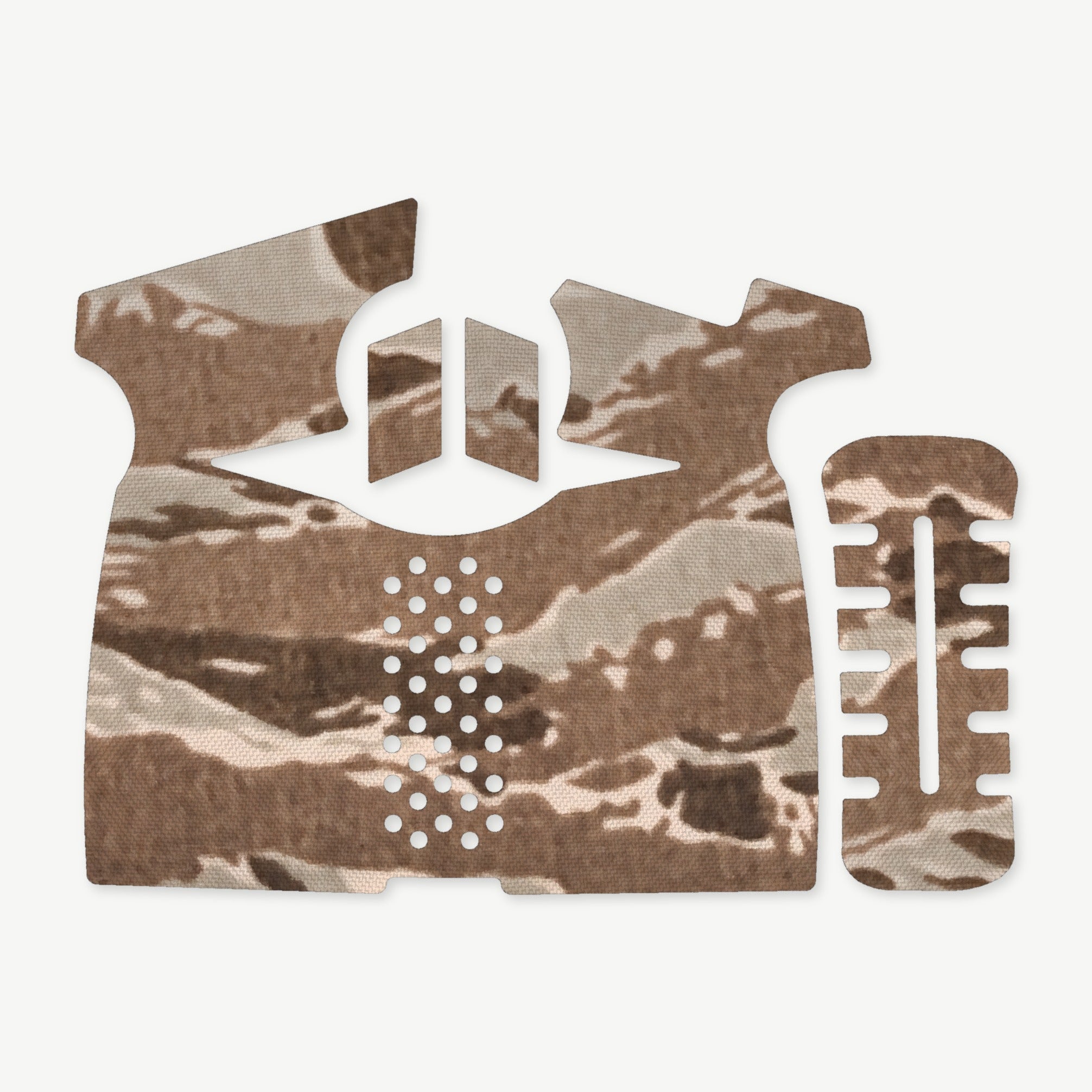 Grip Kit for Smith & Wesson SD9 1.0 / 2.0 - die-cut Cordura 1000D kit pieces in Tiger Stripe (Desert) - Combat Textiles